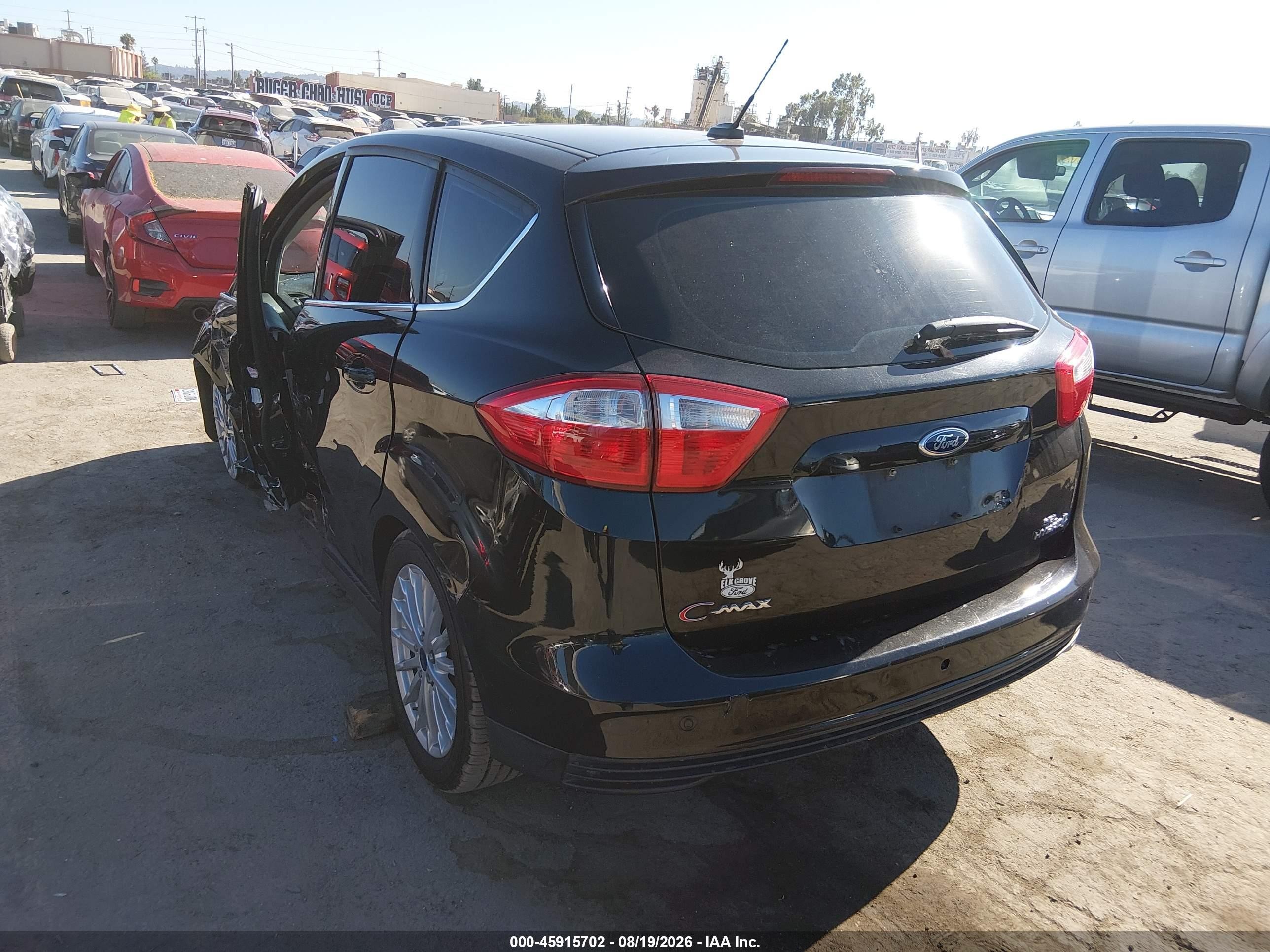 2015 Ford C-max Hybrid Sel Black vin: 1FADP5BU4FL114333