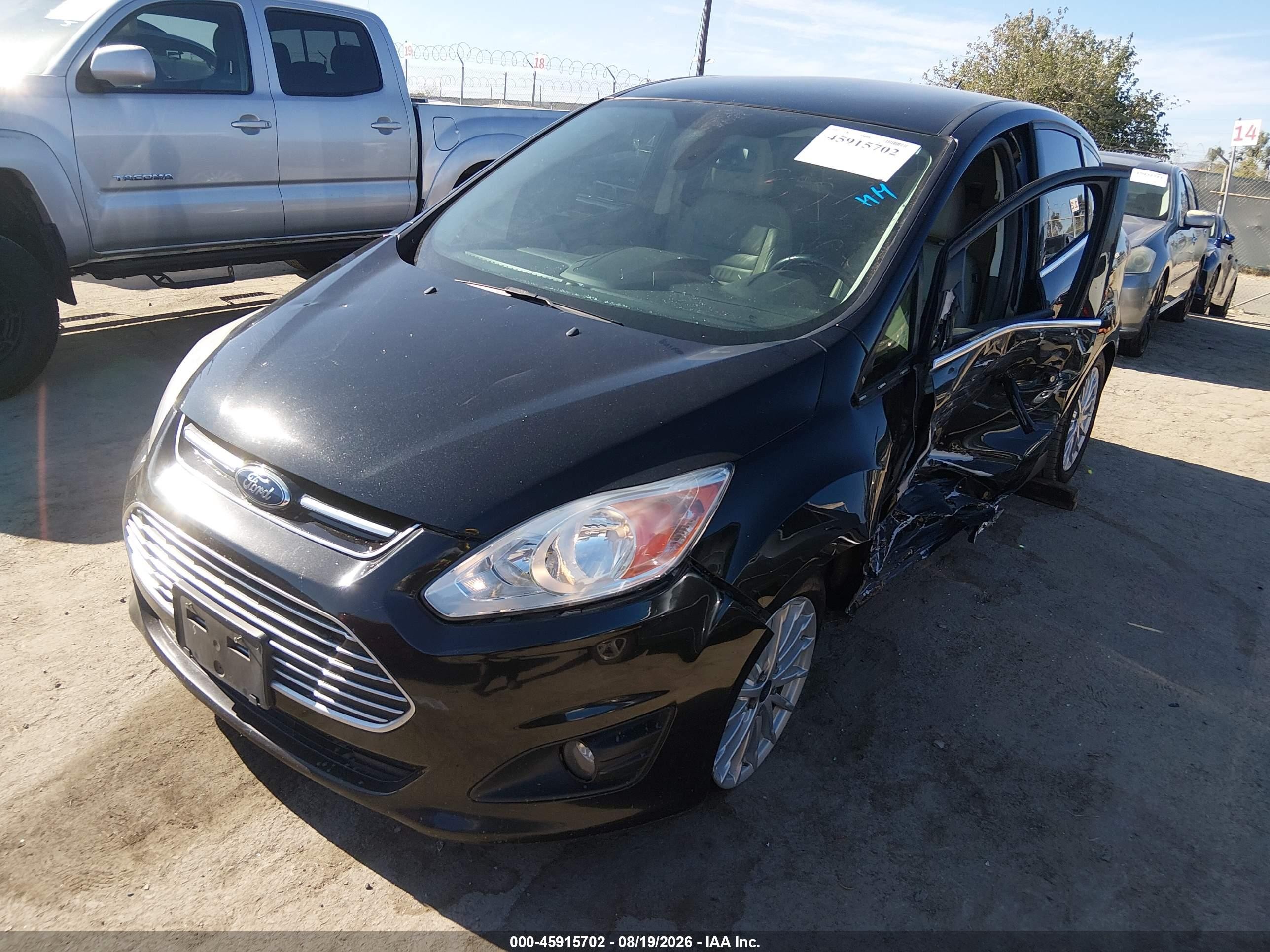 2015 Ford C-max Hybrid Sel Black vin: 1FADP5BU4FL114333