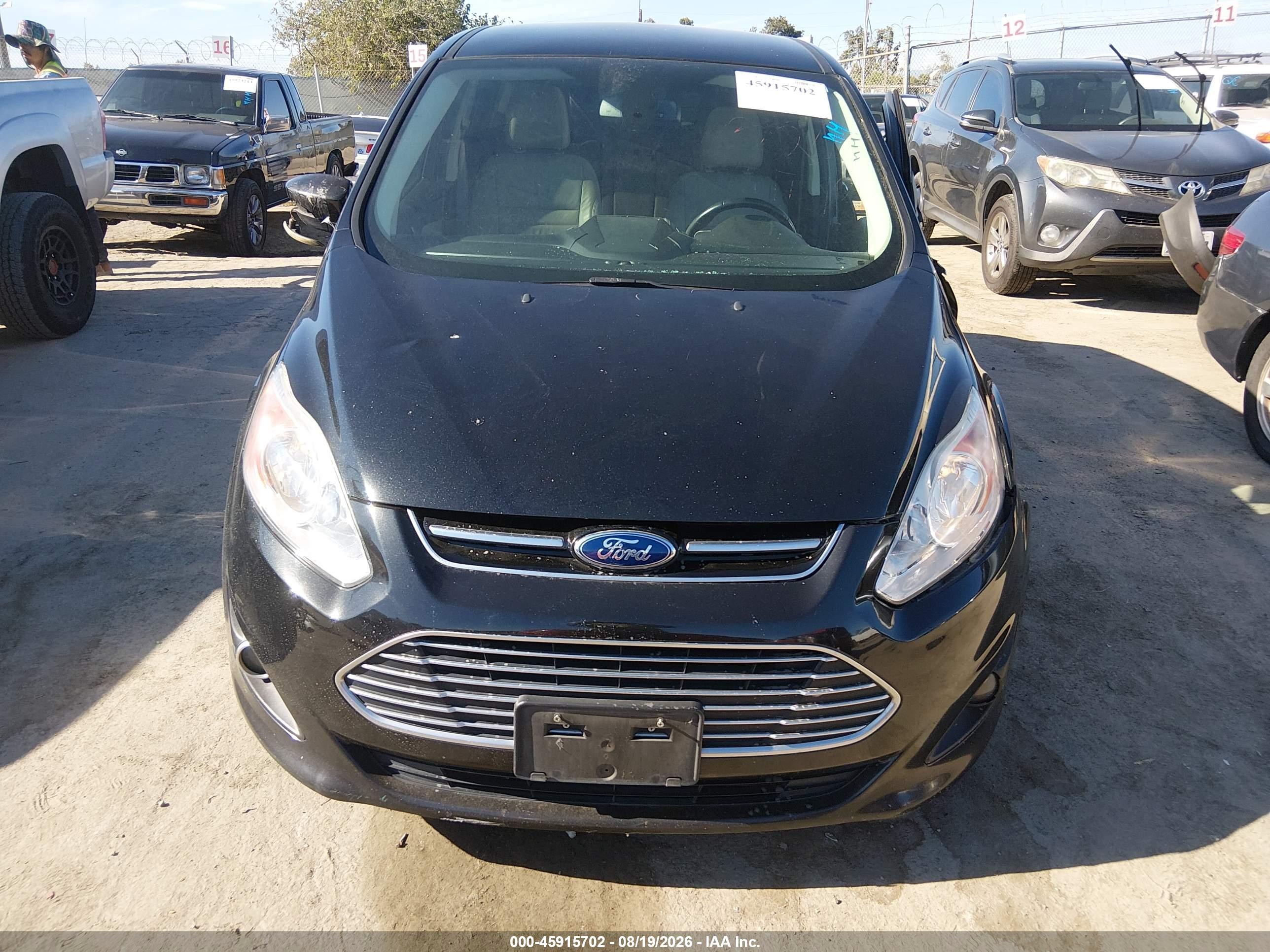 2015 Ford C-max Hybrid Sel Black vin: 1FADP5BU4FL114333