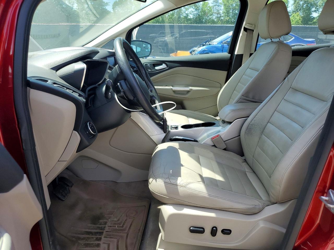 2015 Ford C-max Sel Burgundy vin: 1FADP5BU4FL122920