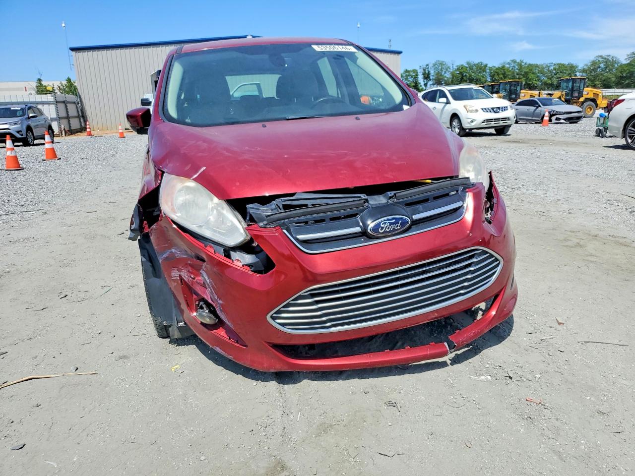 2015 Ford C-max Sel Burgundy vin: 1FADP5BU4FL122920