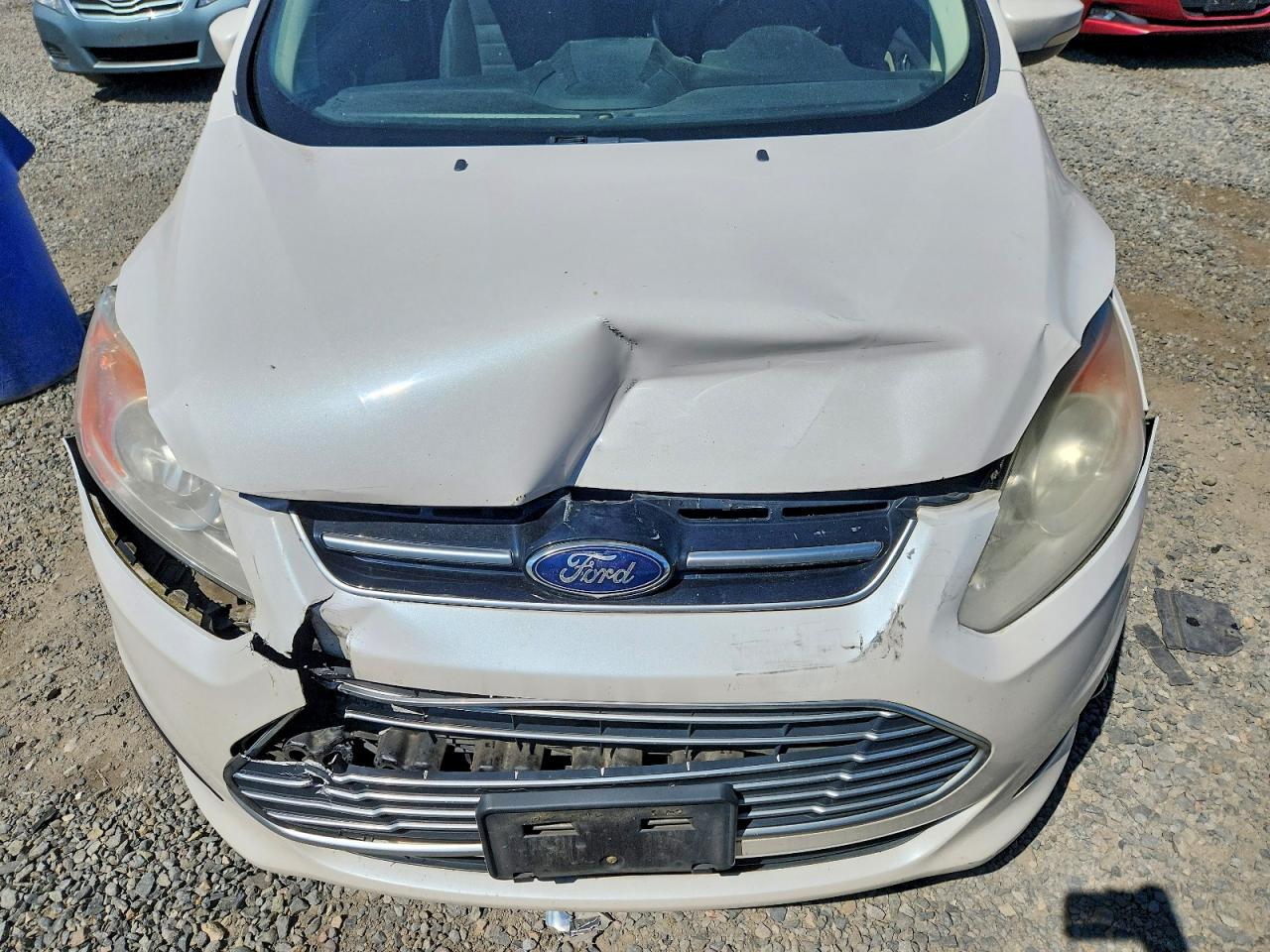 2013 Ford C-max Sel Белый vin: 1FADP5BU5DL511952