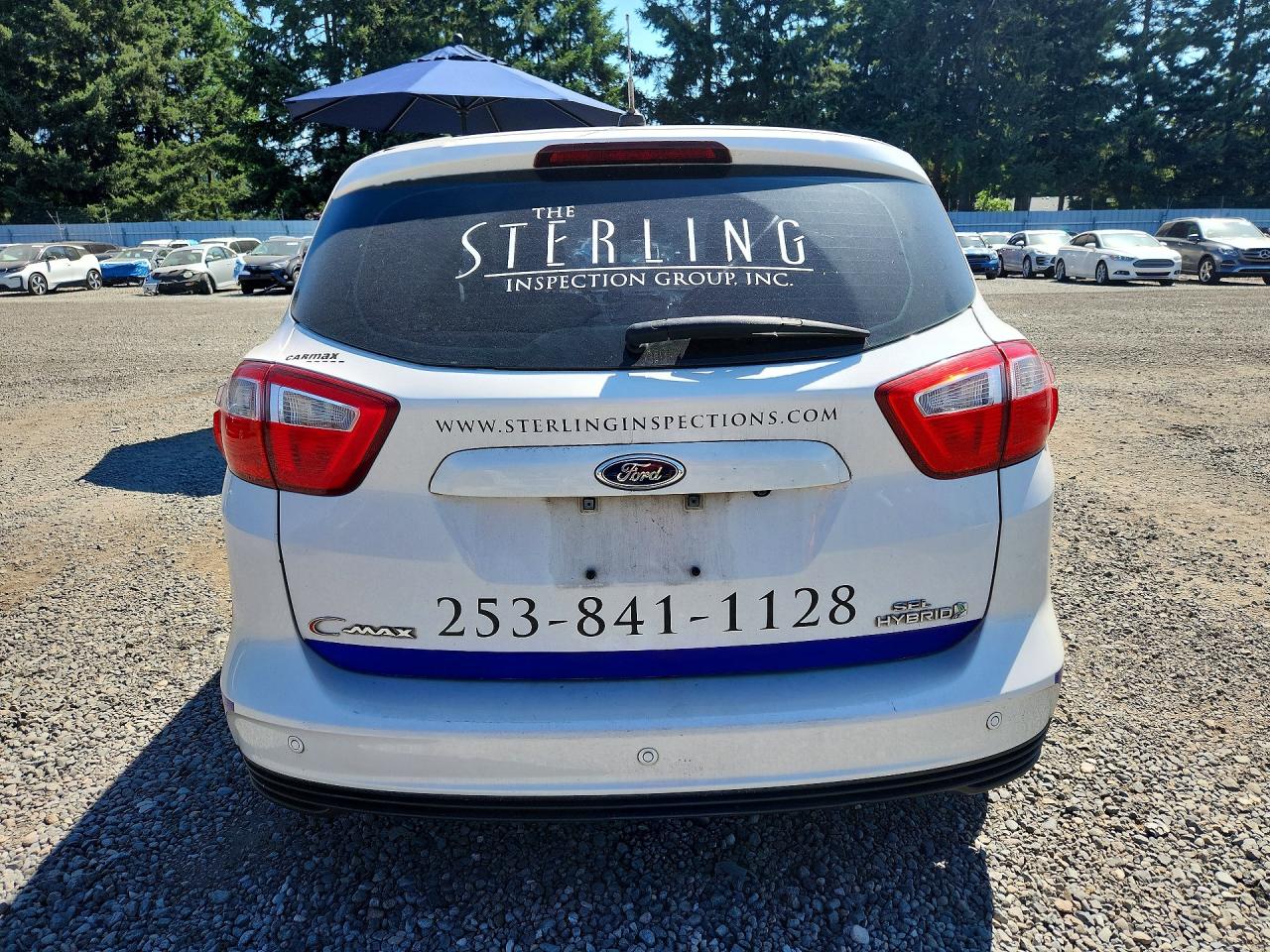 2013 Ford C-max Sel Белый vin: 1FADP5BU5DL511952