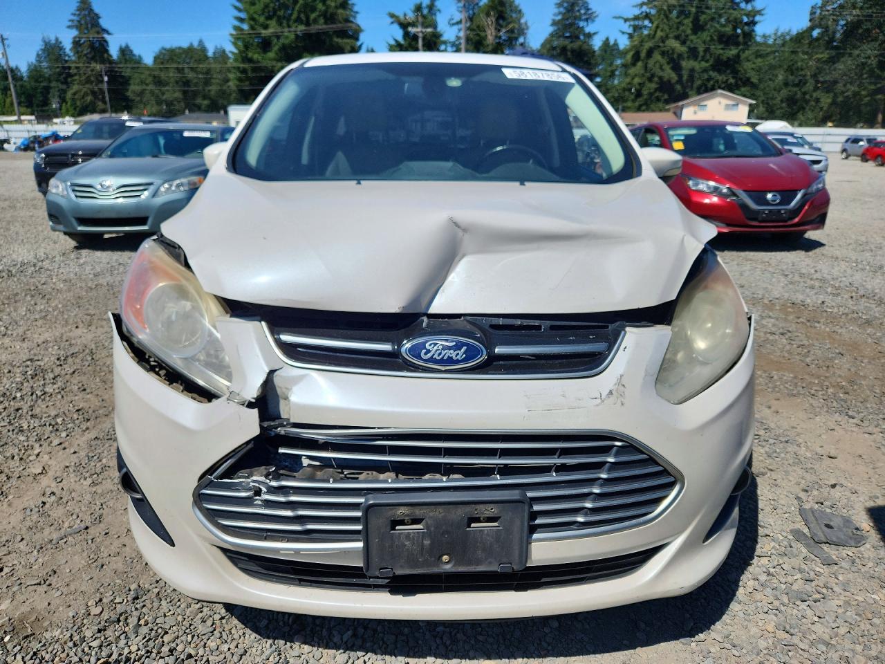 2013 Ford C-max Sel Белый vin: 1FADP5BU5DL511952