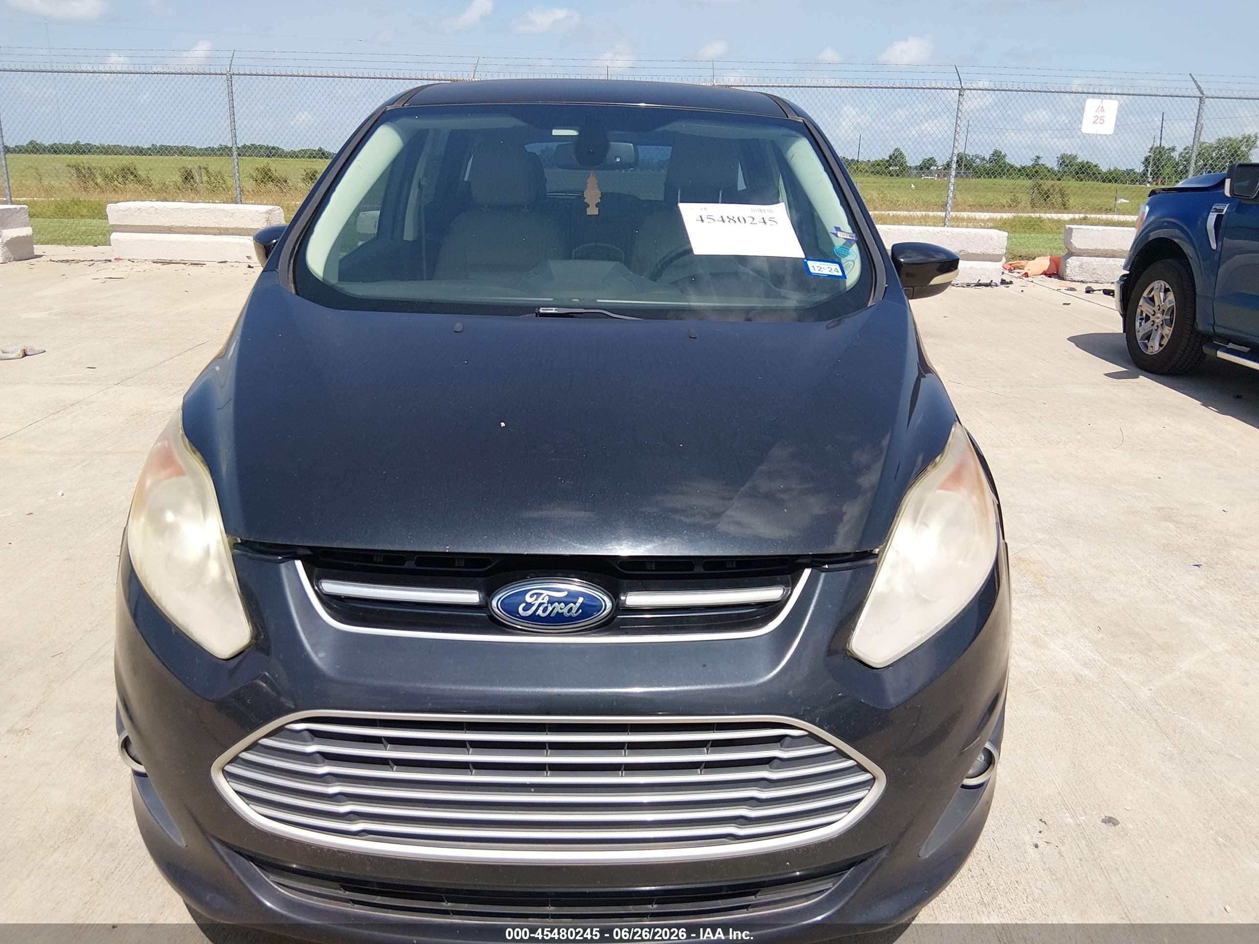 2013 Ford C-max Hybrid Sel Black vin: 1FADP5BU5DL513927