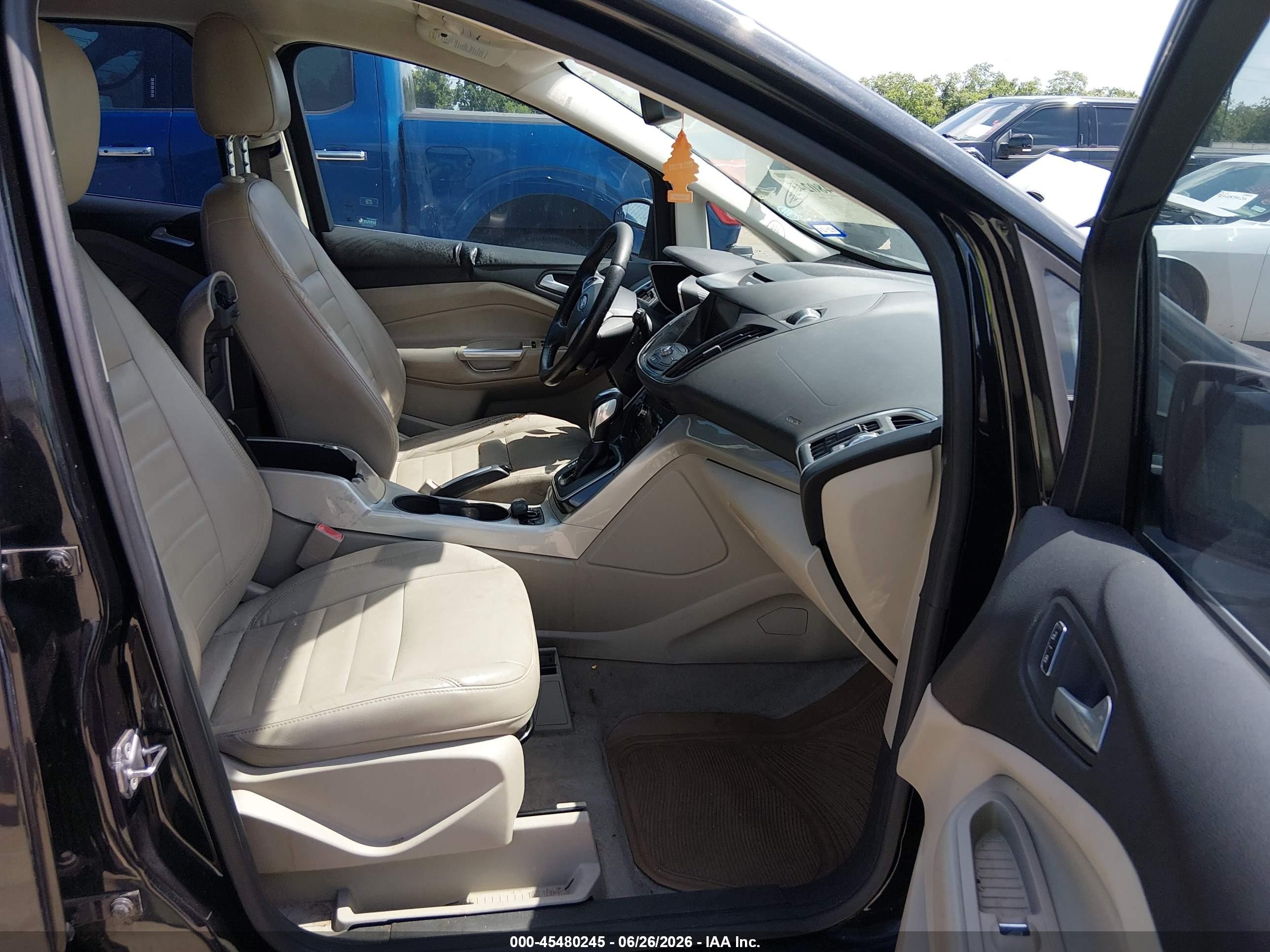 2013 Ford C-max Hybrid Sel Black vin: 1FADP5BU5DL513927