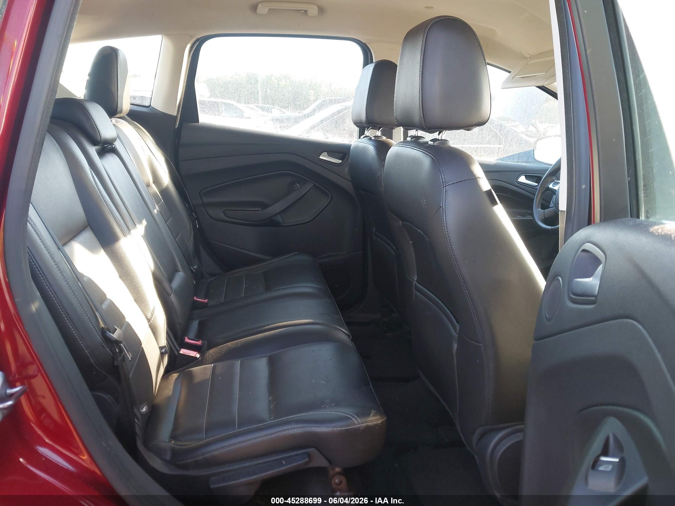 2013 Ford C-max Hybrid Sel Red vin: 1FADP5BU5DL516911
