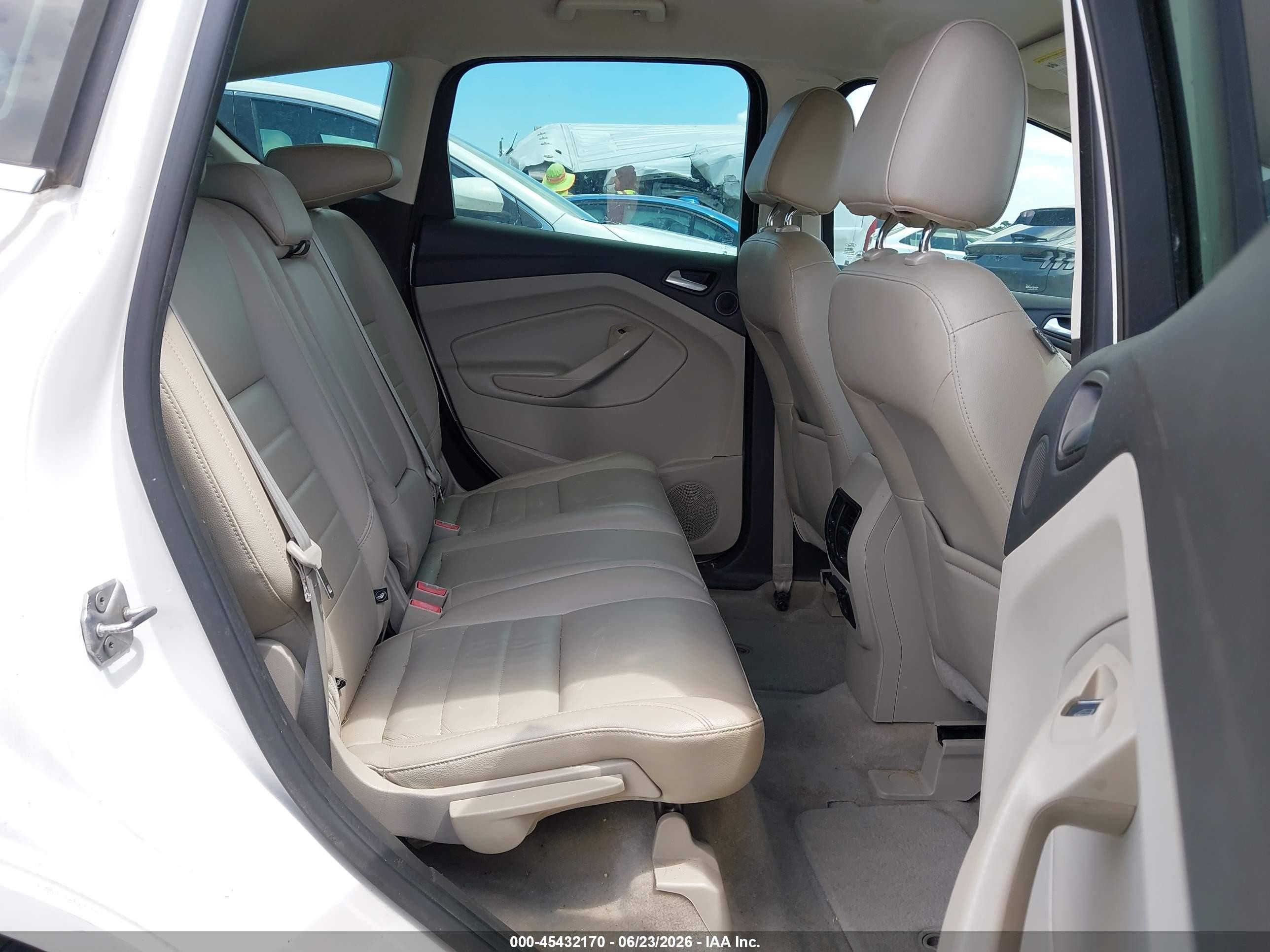 2013 Ford C-max Hybrid Sel White vin: 1FADP5BU5DL533529