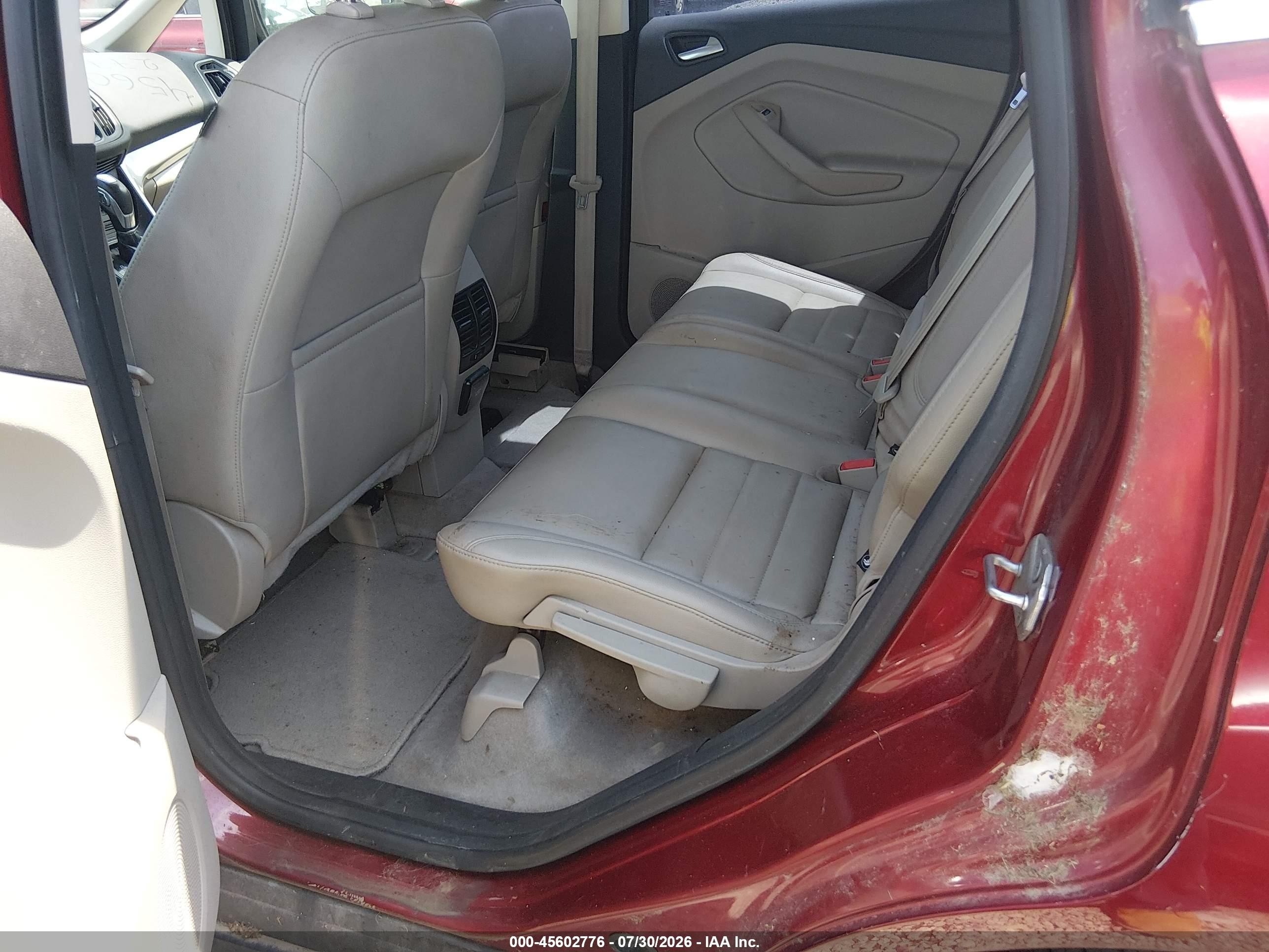 2013 Ford C-max Hybrid Sel Red vin: 1FADP5BU5DL534017