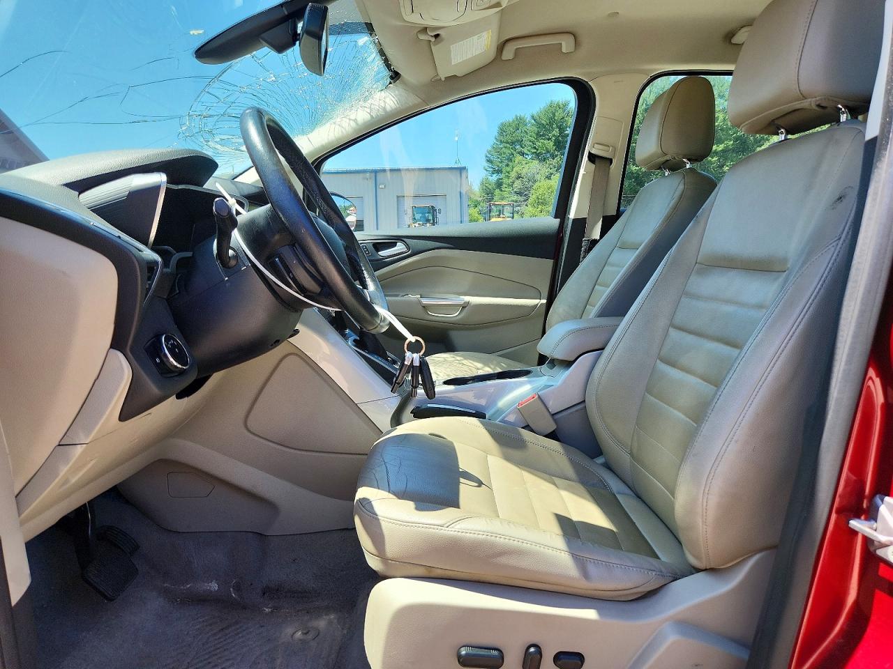 2013 Ford C-max Sel Red vin: 1FADP5BU5DL537967