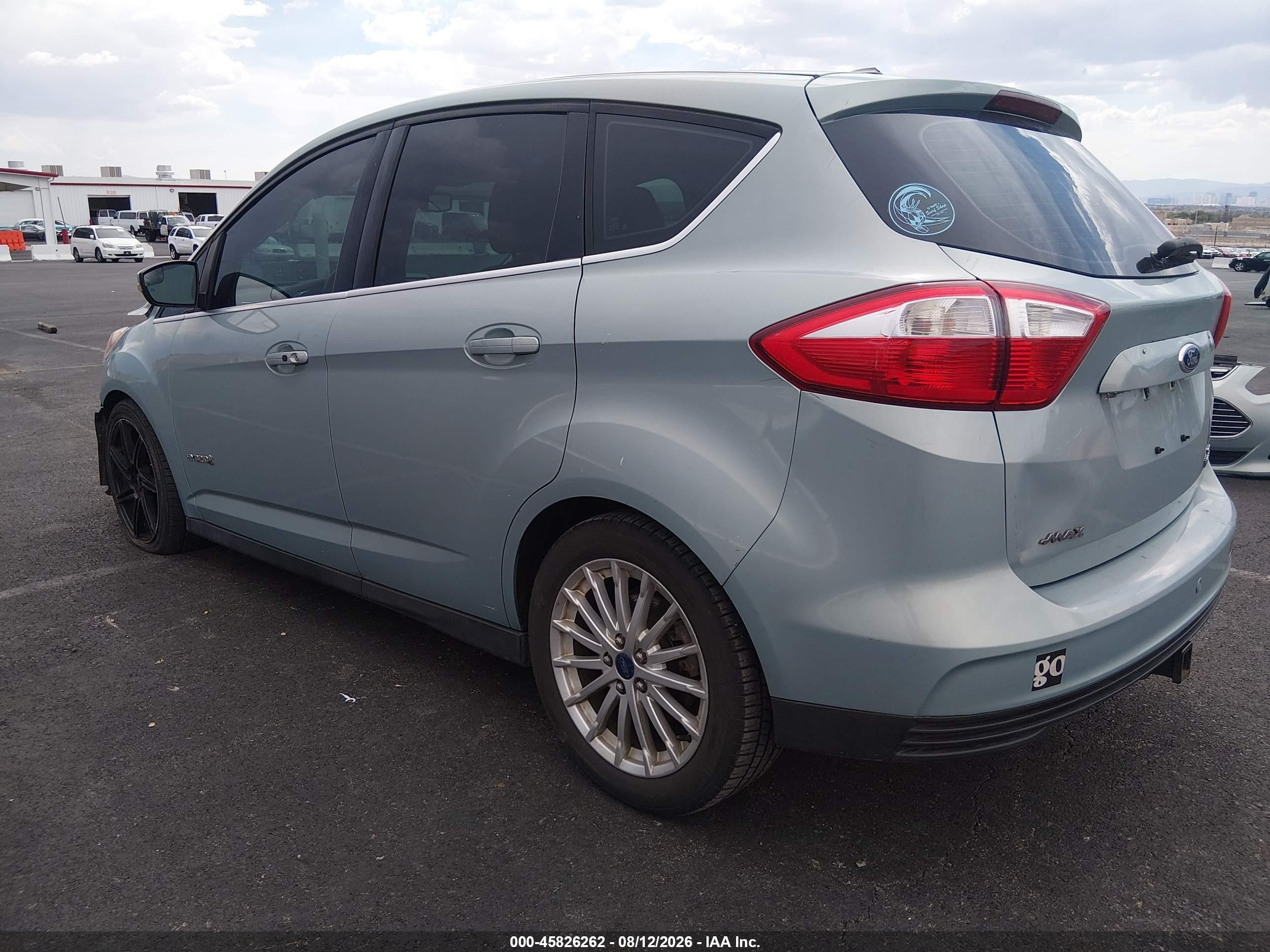 2013 Ford C-max Hybrid Sel Blue vin: 1FADP5BU5DL540268