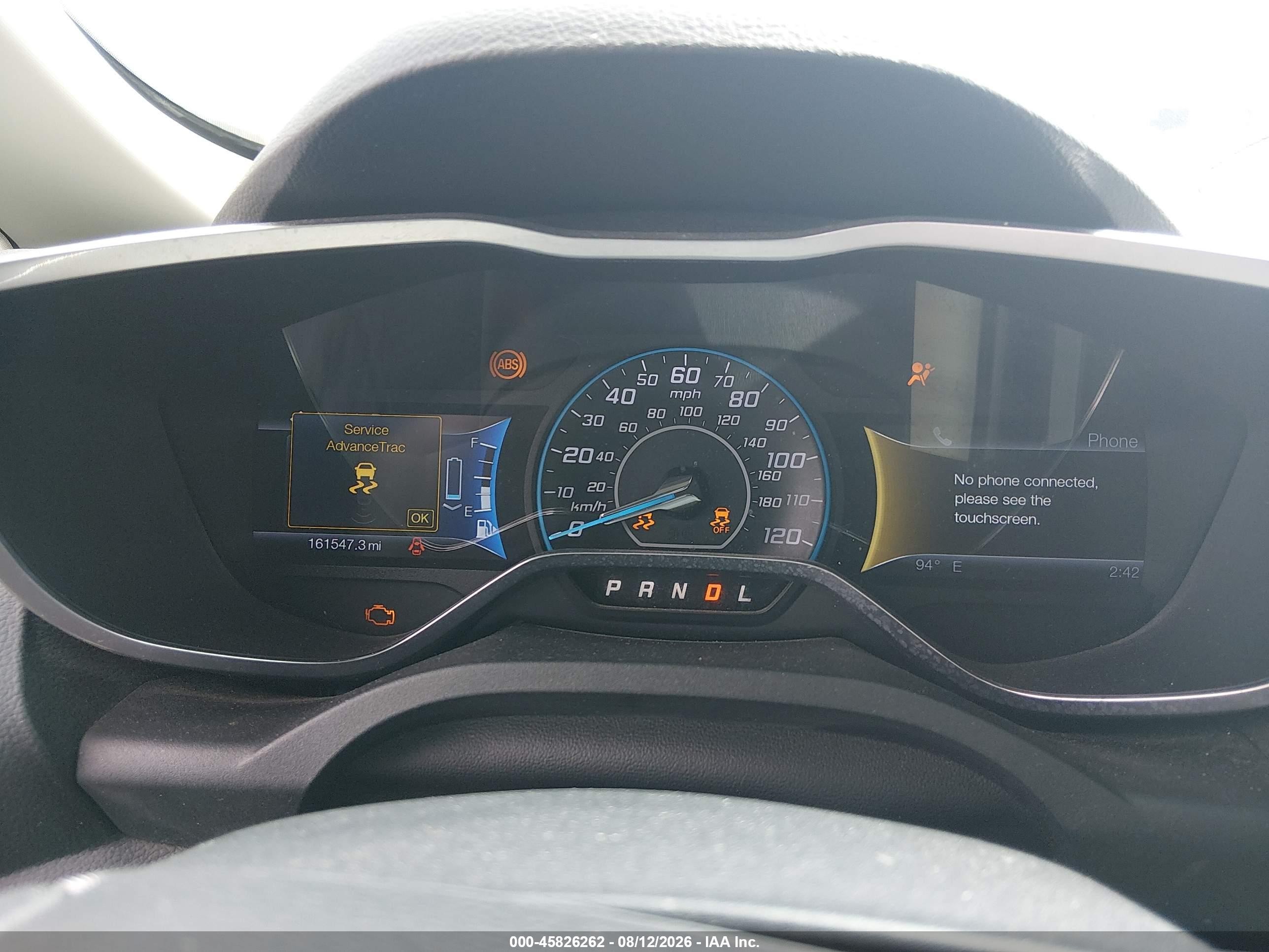 2013 Ford C-max Hybrid Sel Blue vin: 1FADP5BU5DL540268