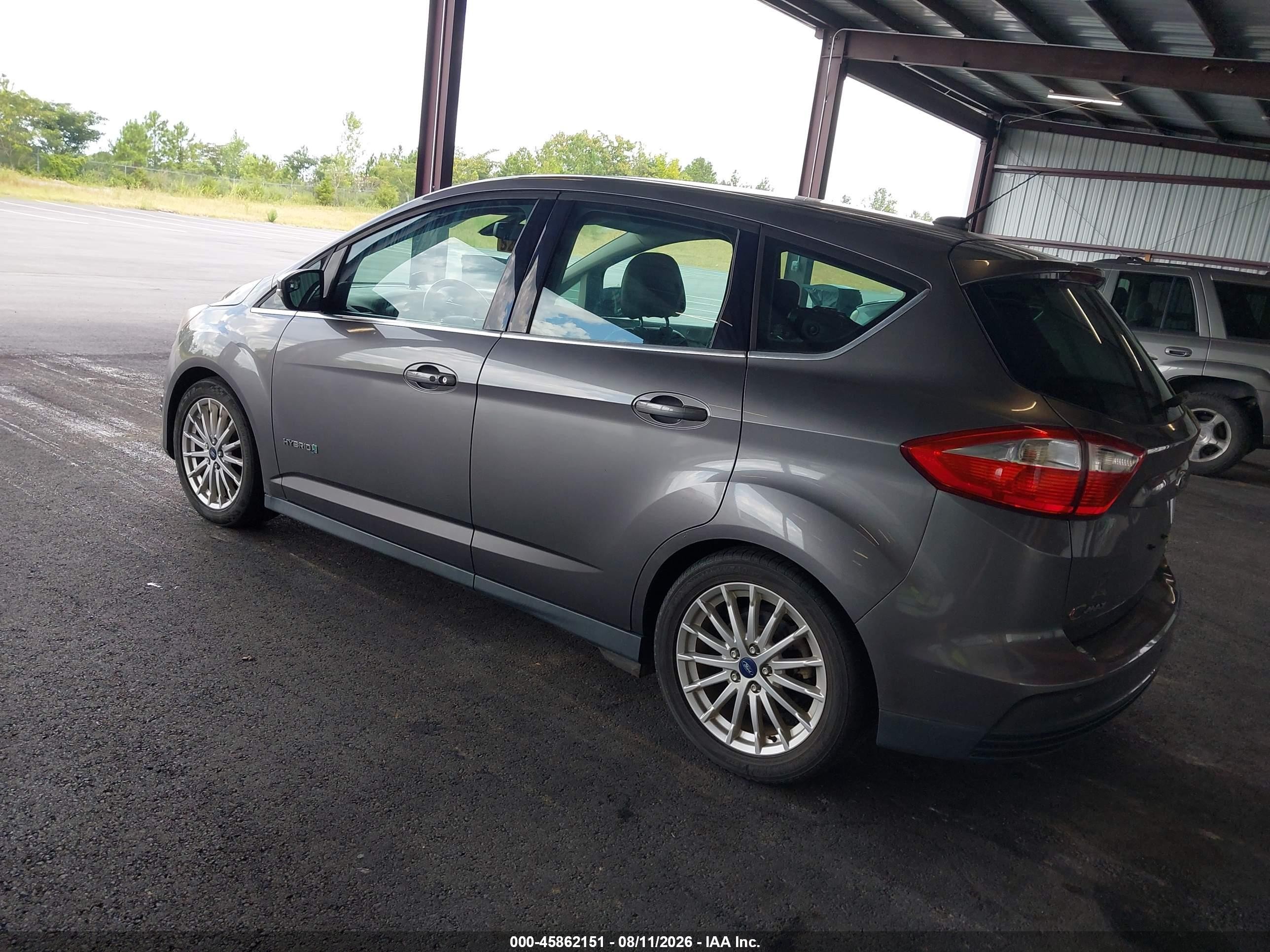 2014 Ford C-max Hybrid Sel Silver vin: 1FADP5BU5EL511774