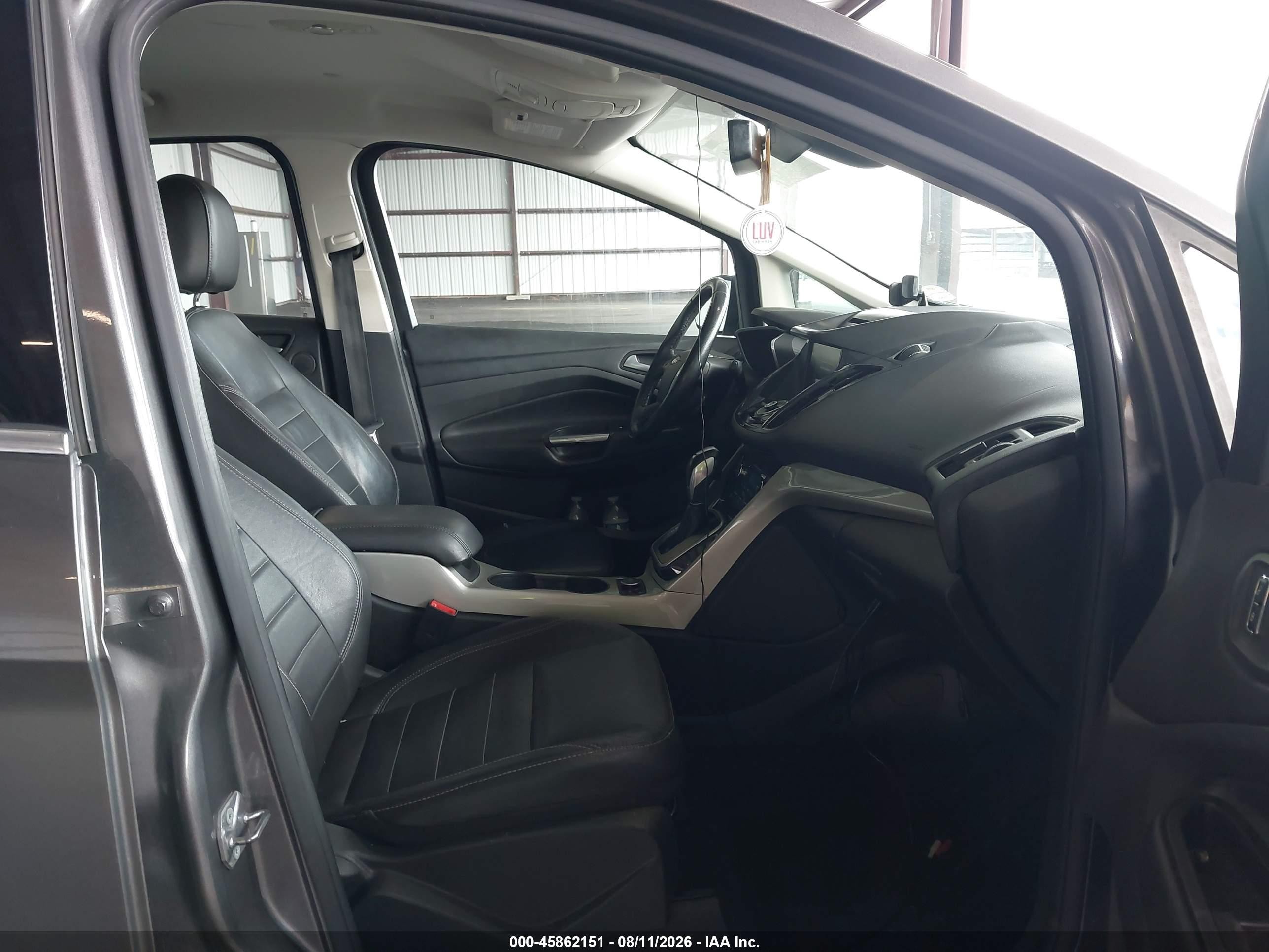 2014 Ford C-max Hybrid Sel Silver vin: 1FADP5BU5EL511774