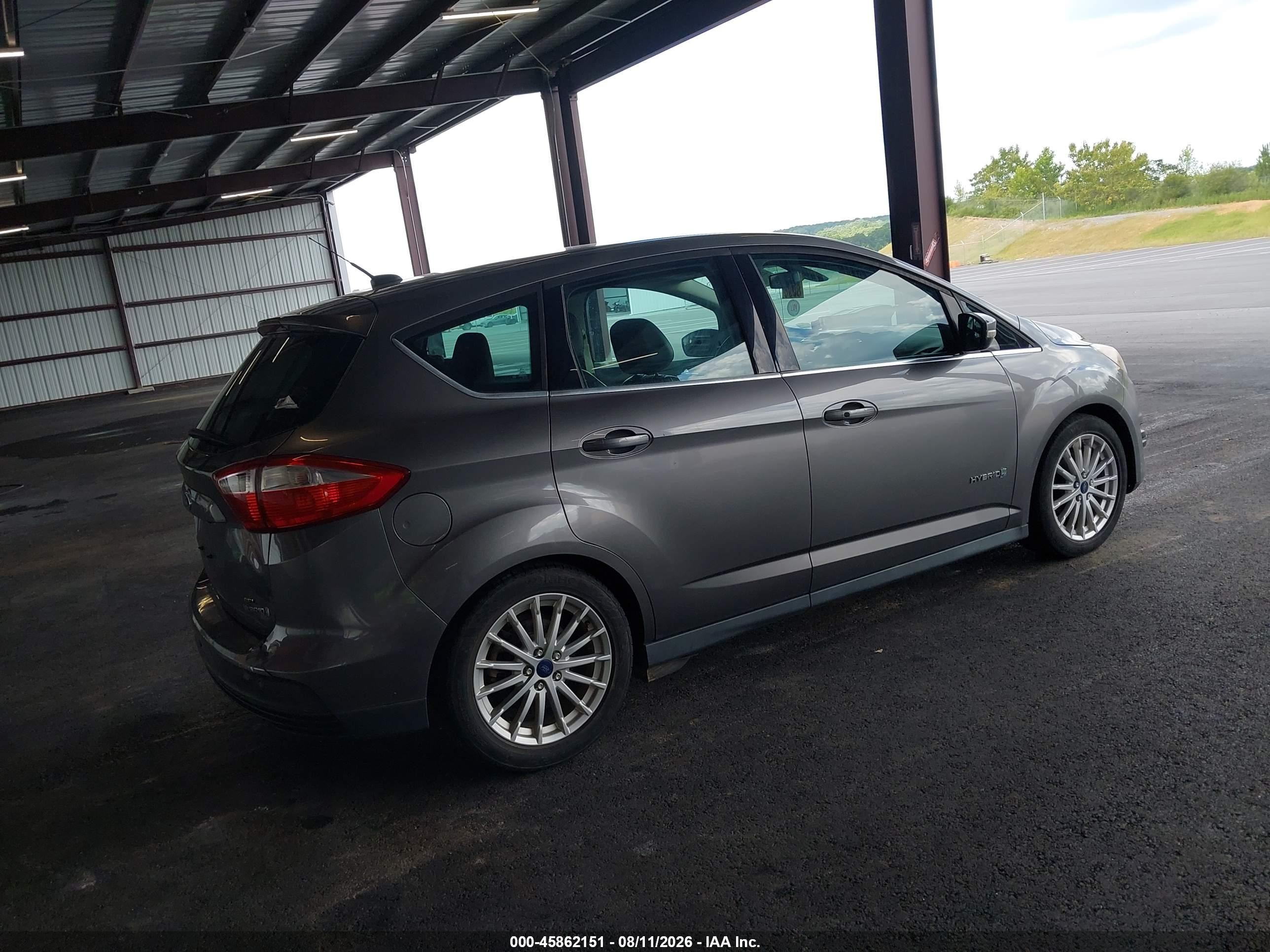 2014 Ford C-max Hybrid Sel Silver vin: 1FADP5BU5EL511774