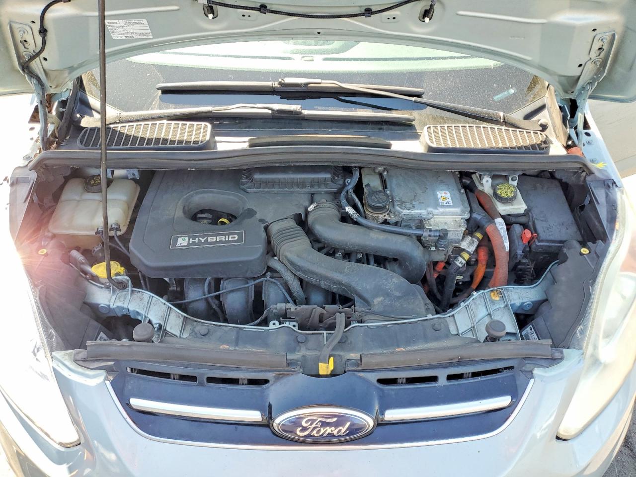 2014 Ford C-max Turquoise vin: 1FADP5BU5EL515517