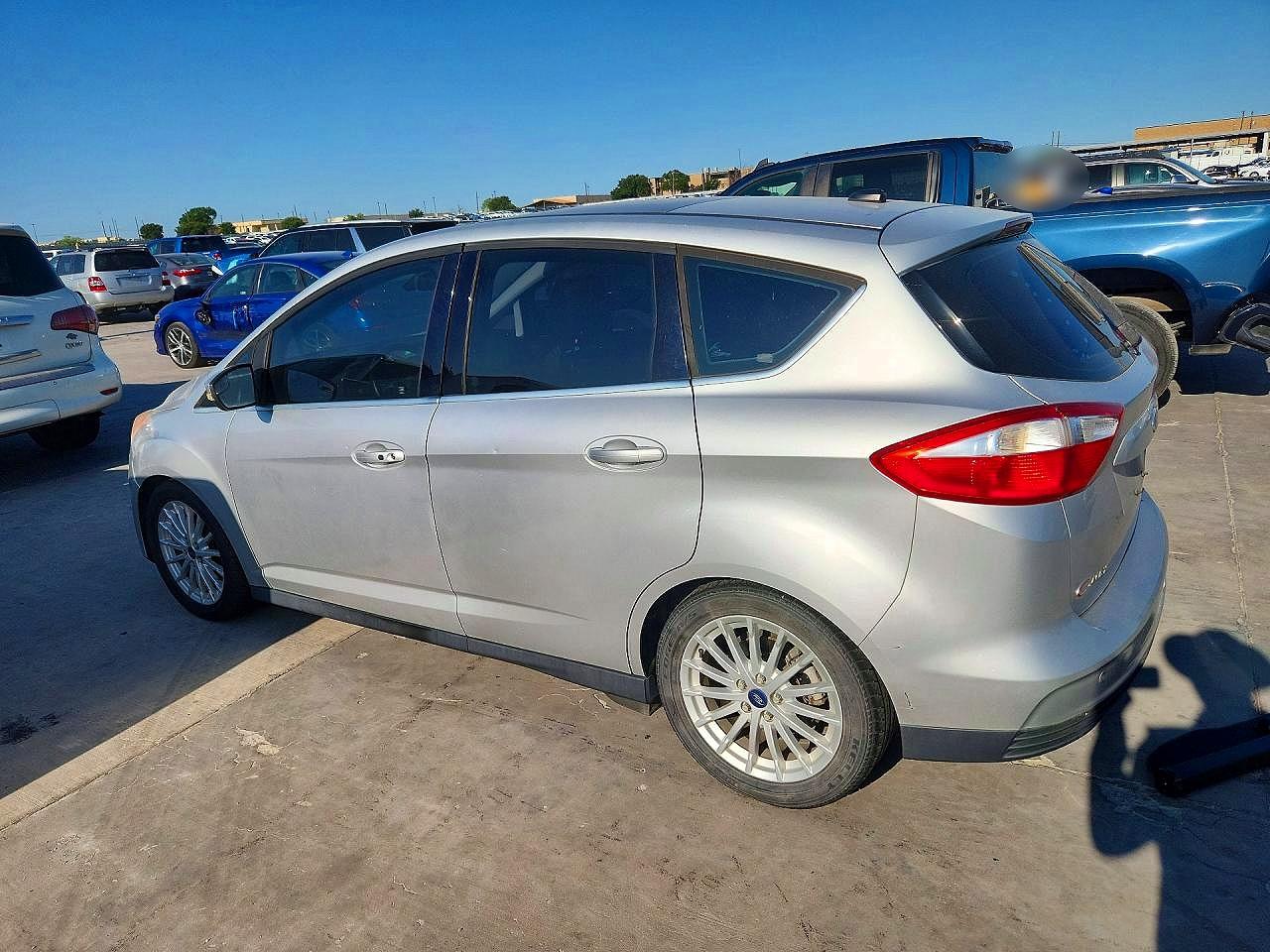 2014 Ford C-max Sel Silver vin: 1FADP5BU5EL518532