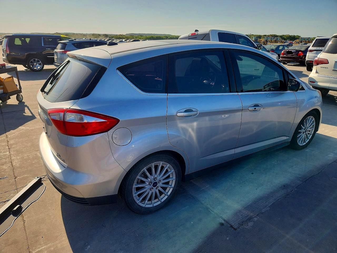 2014 Ford C-max Sel Silver vin: 1FADP5BU5EL518532