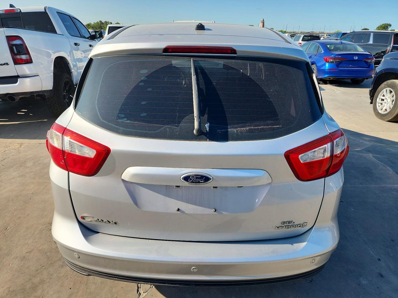 2014 Ford C-max Sel Silver vin: 1FADP5BU5EL518532