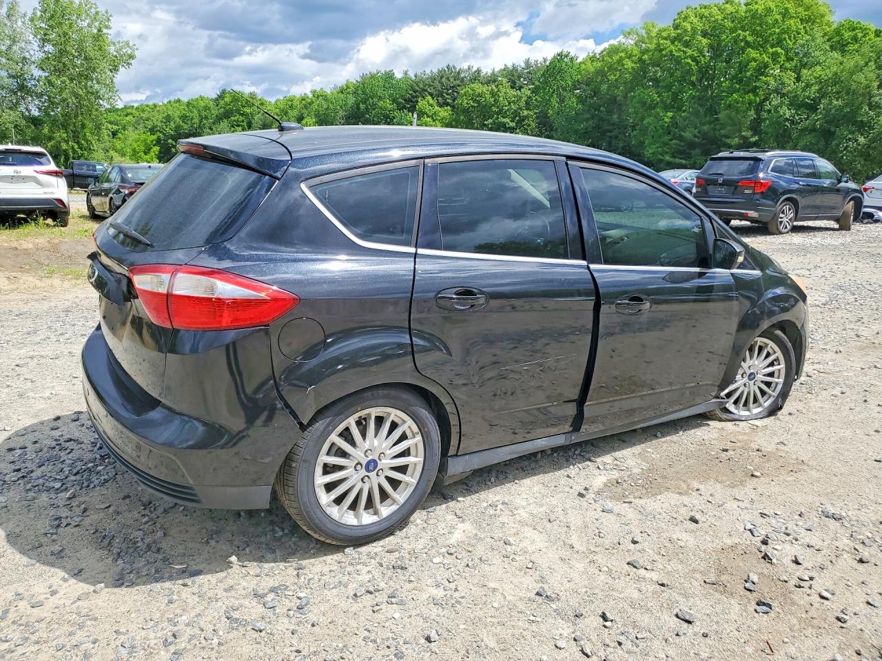 2015 Ford C-max Sel Black vin: 1FADP5BU5FL102367