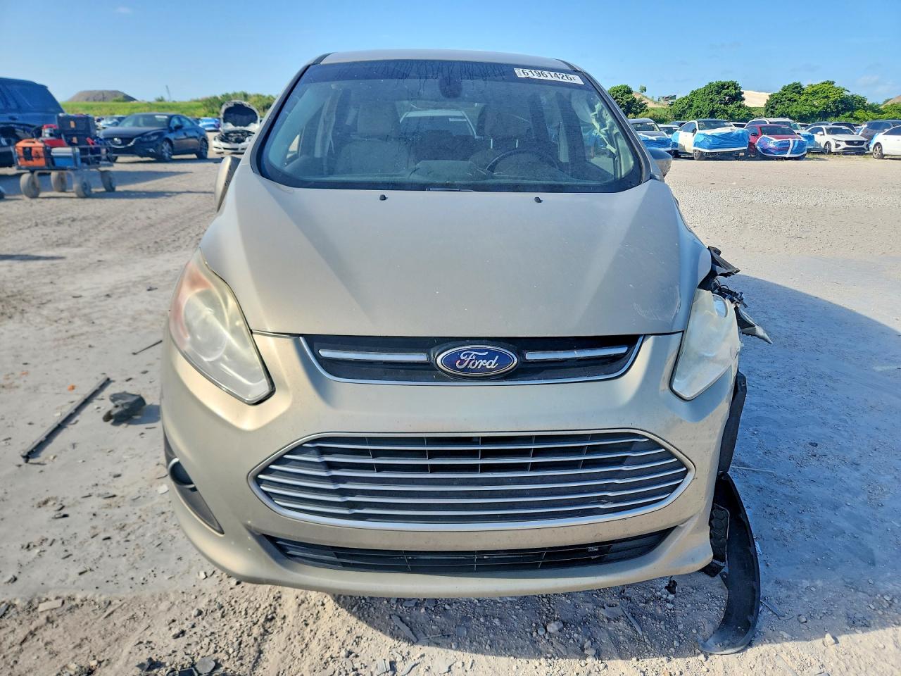 2015 Ford C-max Sel Beige vin: 1FADP5BU5FL107780