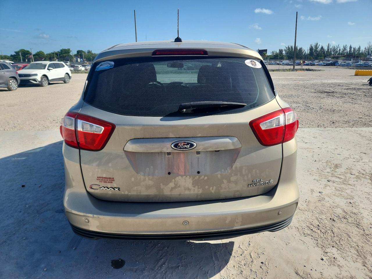 2015 Ford C-max Sel Beige vin: 1FADP5BU5FL107780