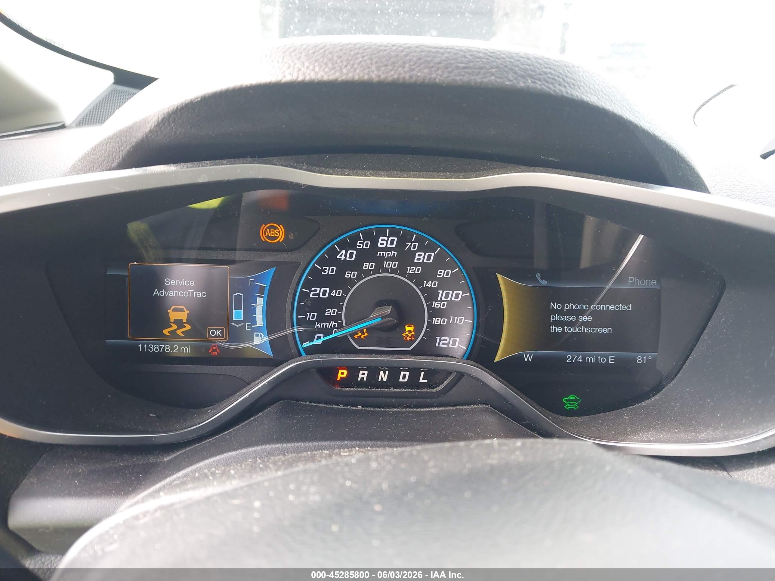 2015 Ford C-max Hybrid Sel Gray vin: 1FADP5BU5FL115572