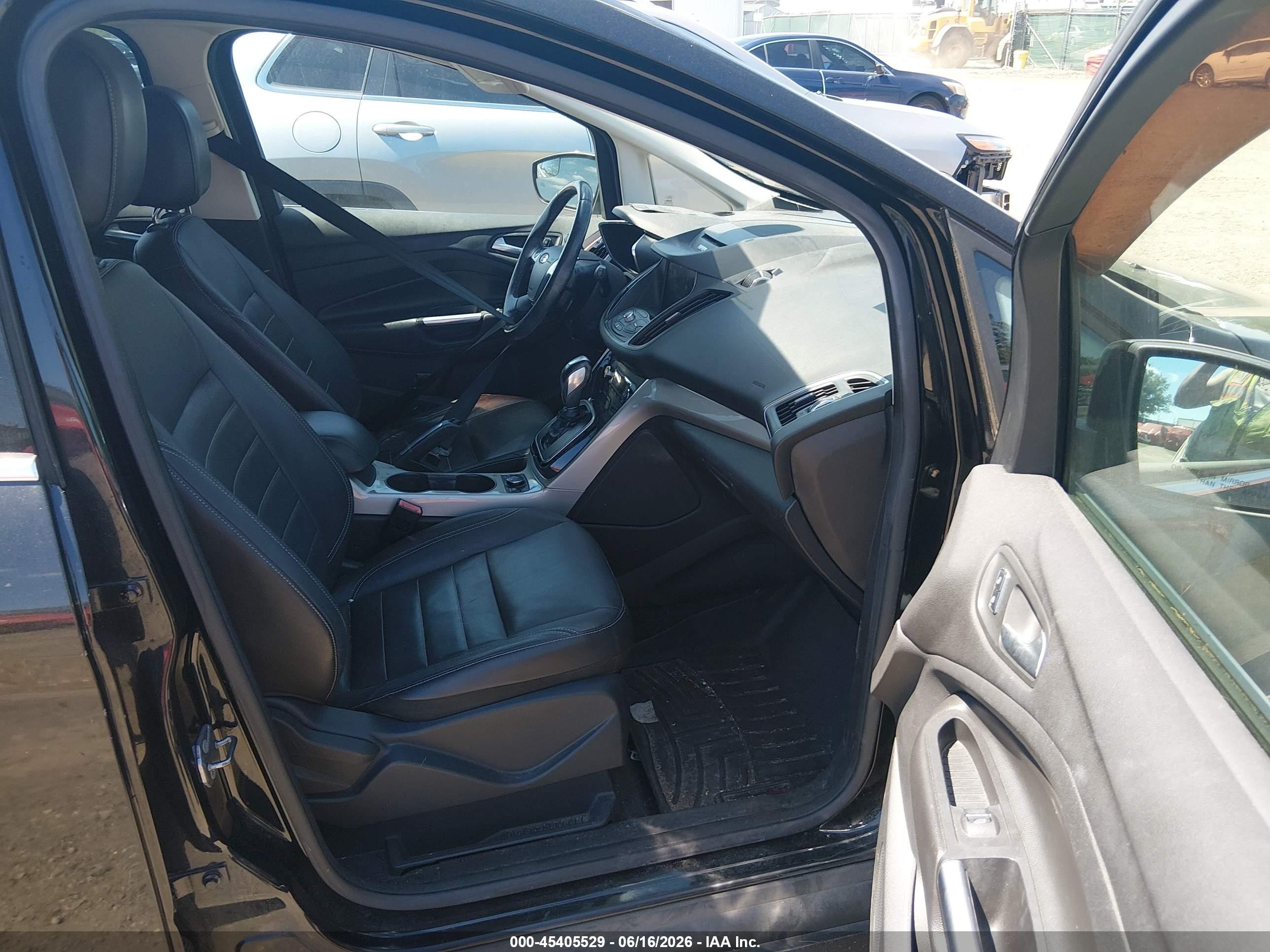 2013 Ford C-max Hybrid Sel Черный vin: 1FADP5BU6DL512561