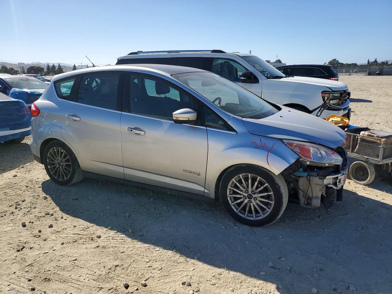 2013 Ford C-max Prem Gray vin: 1FADP5BU6DL518893