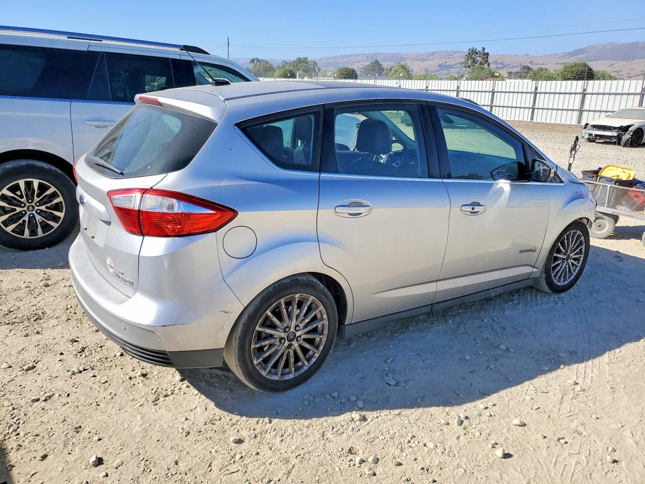 2013 Ford C-max Prem Gray vin: 1FADP5BU6DL518893