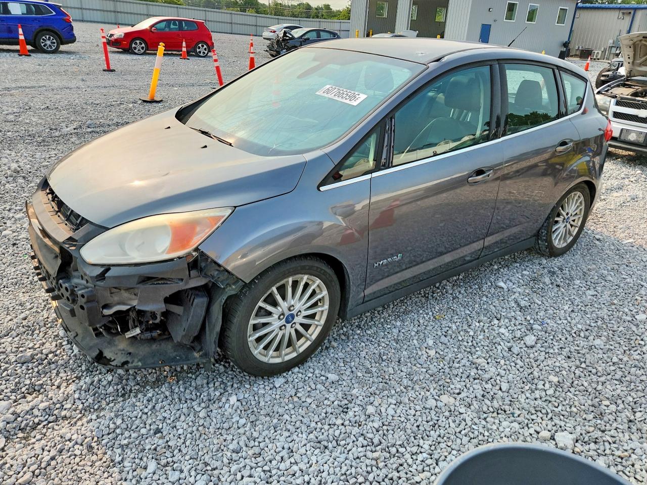 2013 Ford C-max Sel Gray vin: 1FADP5BU6DL520157
