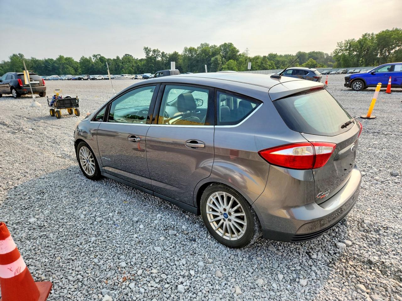2013 Ford C-max Sel Серый vin: 1FADP5BU6DL520157
