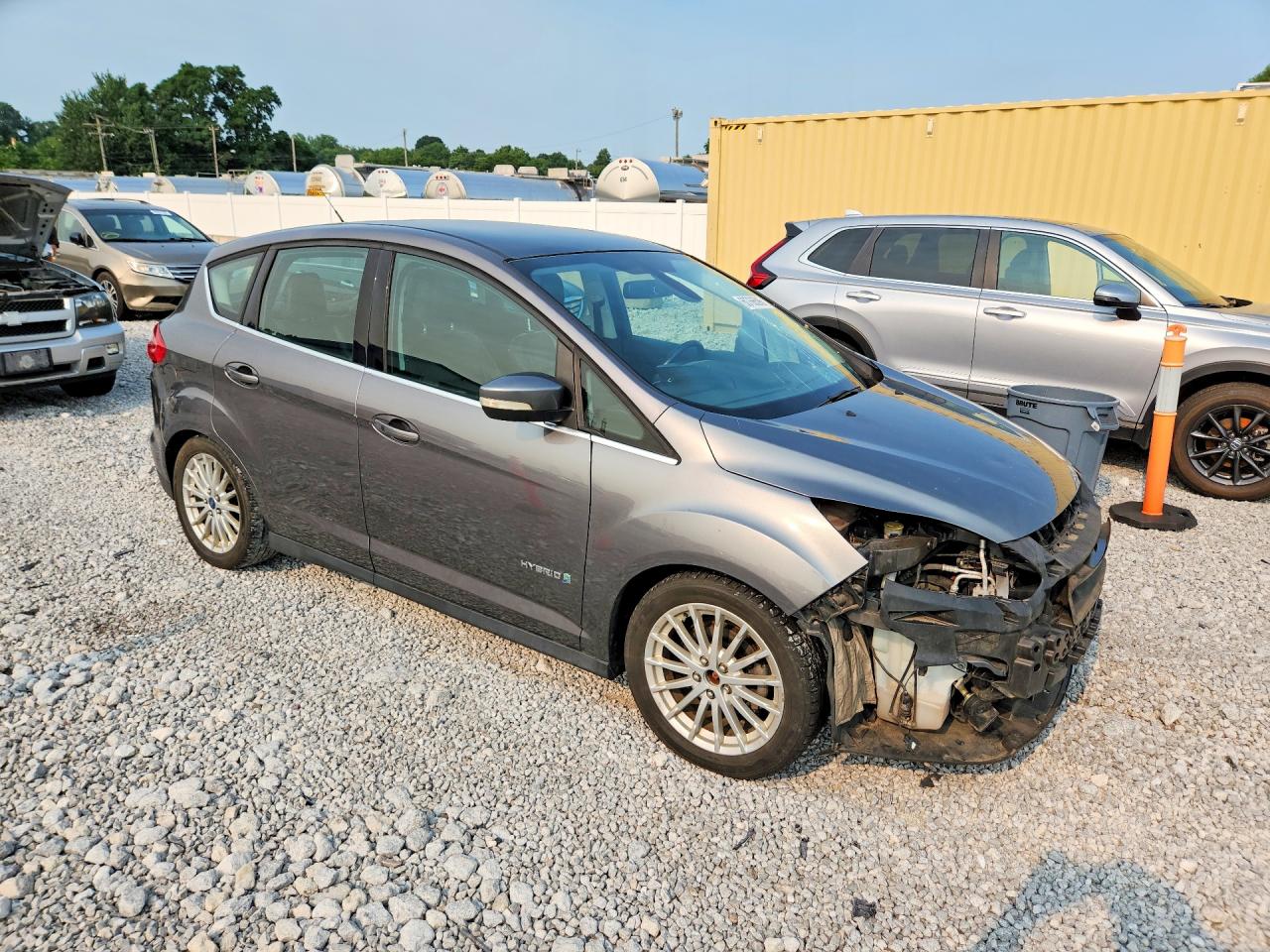 2013 Ford C-max Sel Серый vin: 1FADP5BU6DL520157