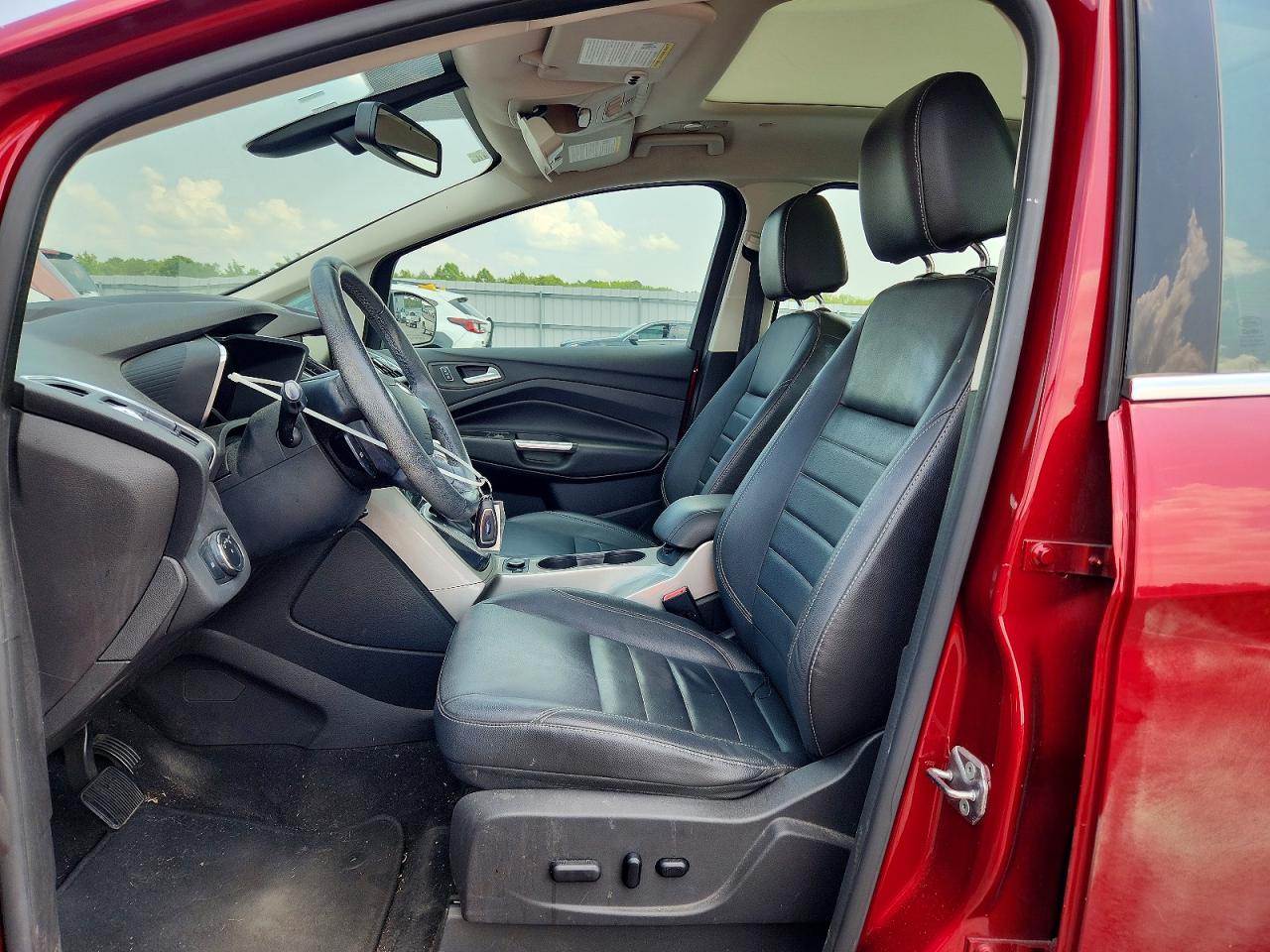 2013 Ford C-max Sel Red vin: 1FADP5BU6DL520885