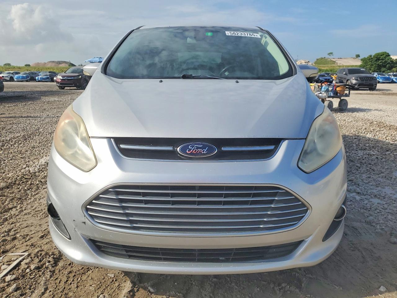 2013 Ford C-max Energi Sel Silver vin: 1FADP5BU6DL524936