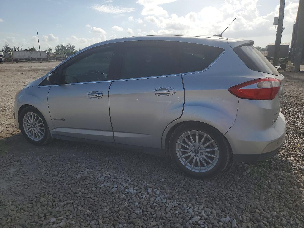 2013 Ford C-max Energi Sel Silver vin: 1FADP5BU6DL524936