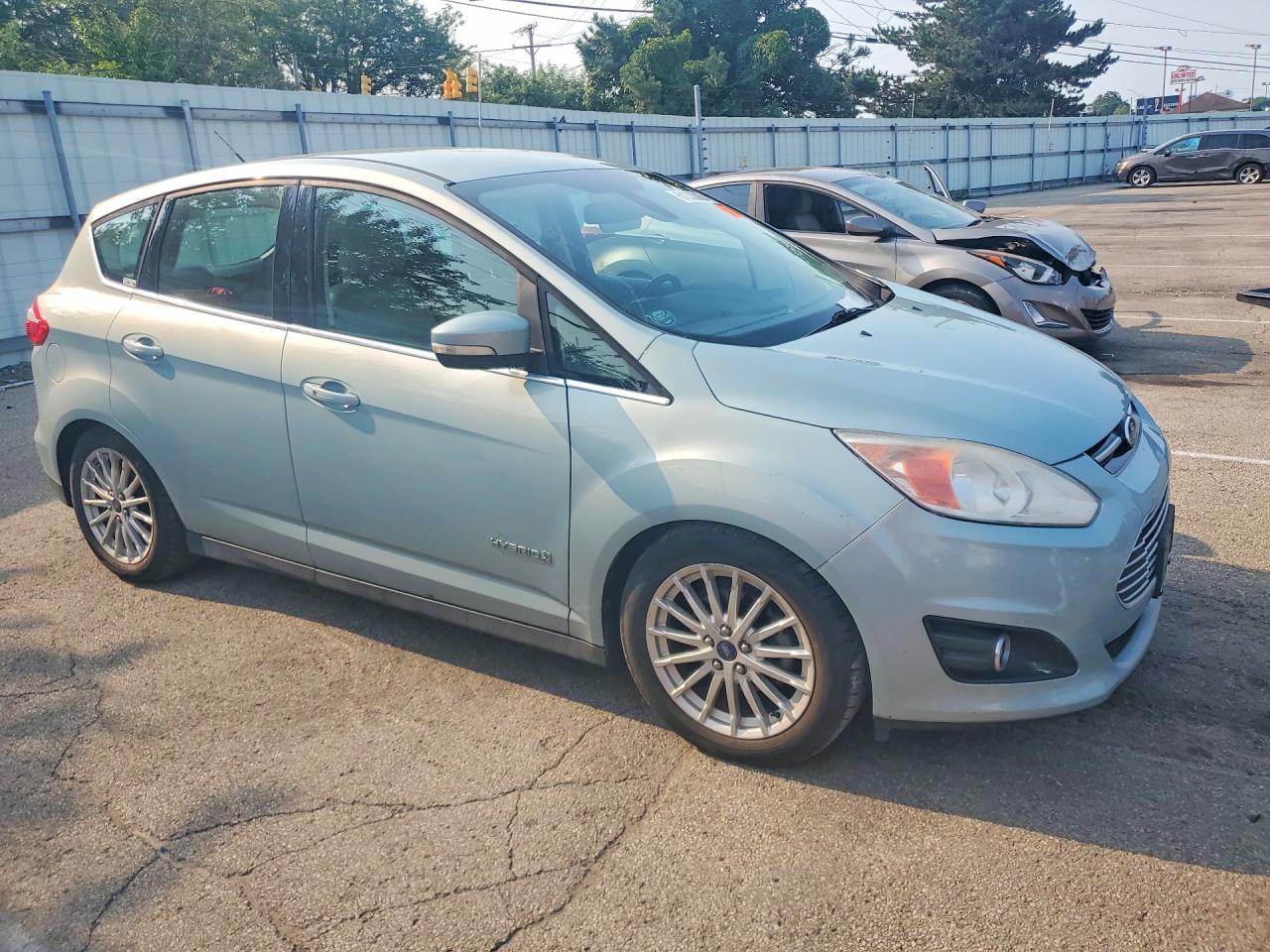 2013 Ford C-max Sel Turquoise vin: 1FADP5BU6DL535113