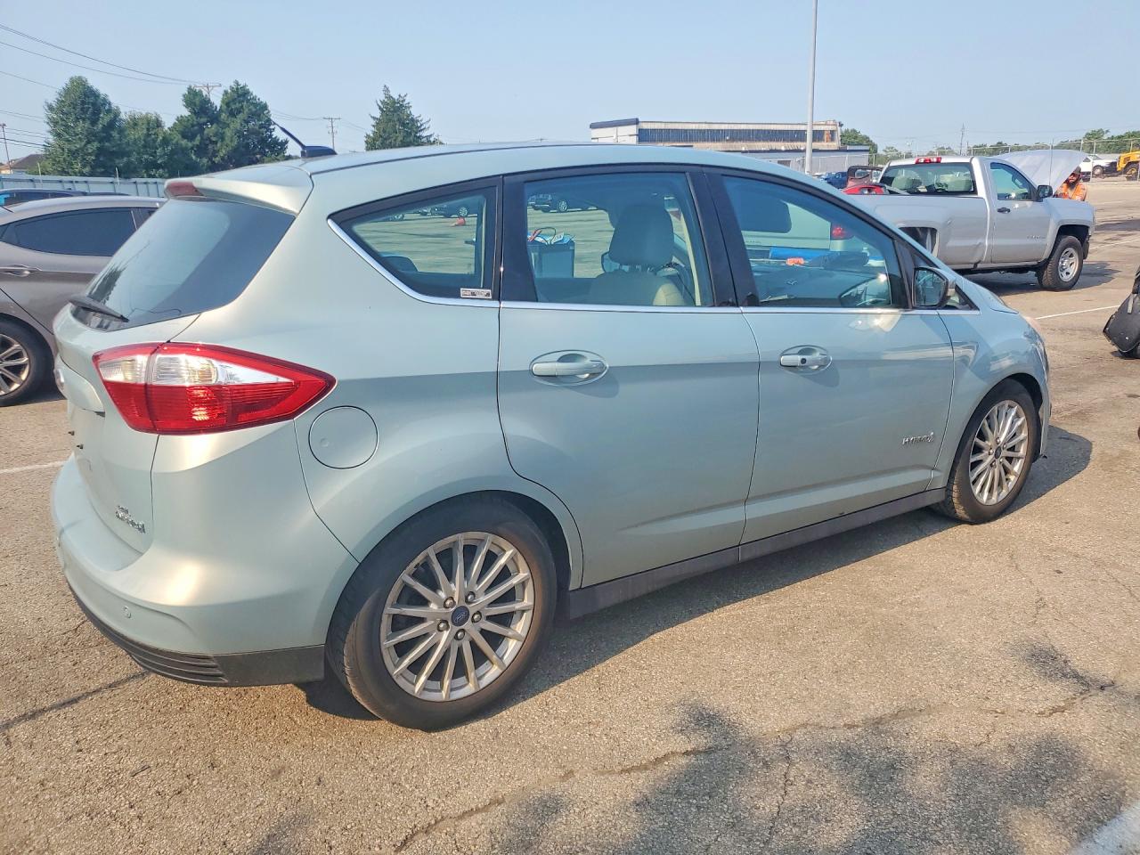 2013 Ford C-max Sel Turquoise vin: 1FADP5BU6DL535113