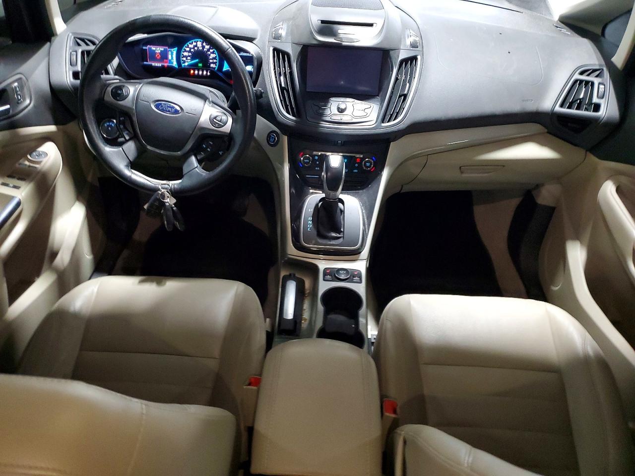 2014 Ford C-max Sel White vin: 1FADP5BU6EL509483