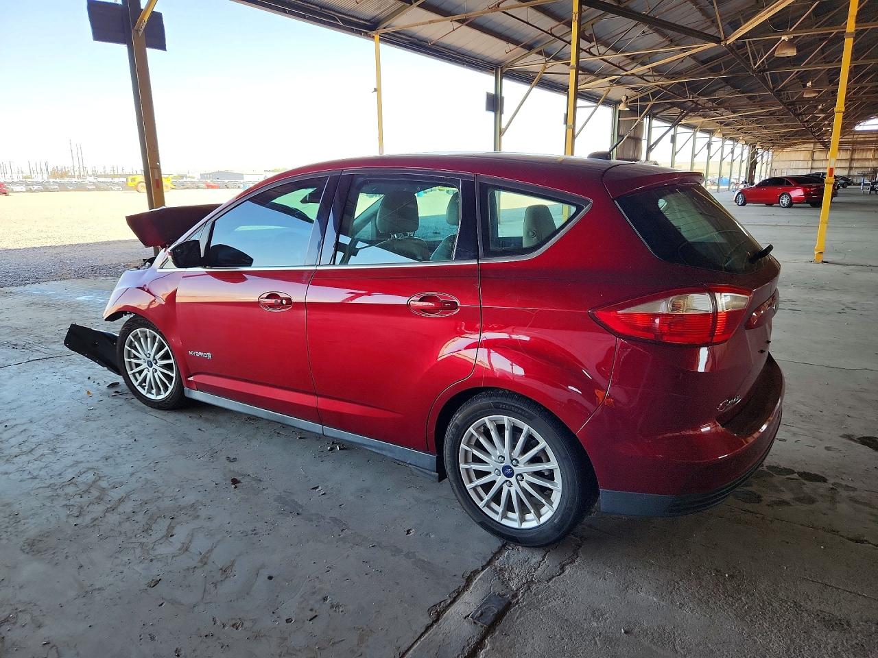 2015 Ford C-max Sel Burgundy vin: 1FADP5BU6FL113703