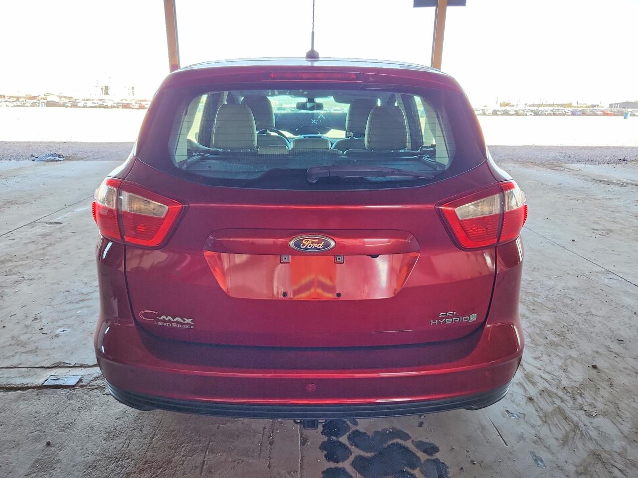 2015 Ford C-max Sel Burgundy vin: 1FADP5BU6FL113703