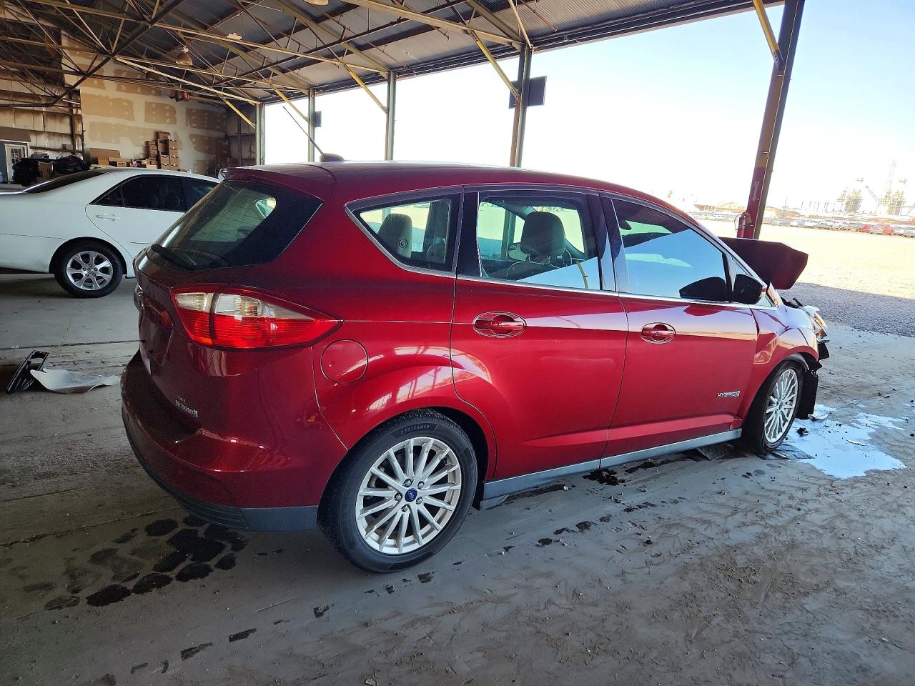 2015 Ford C-max Sel Burgundy vin: 1FADP5BU6FL113703