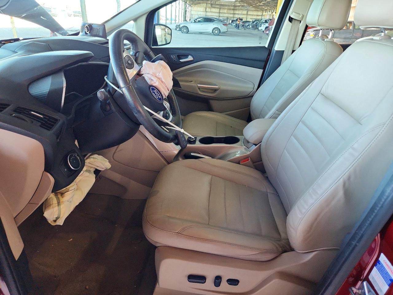 2015 Ford C-max Sel Burgundy vin: 1FADP5BU6FL113703
