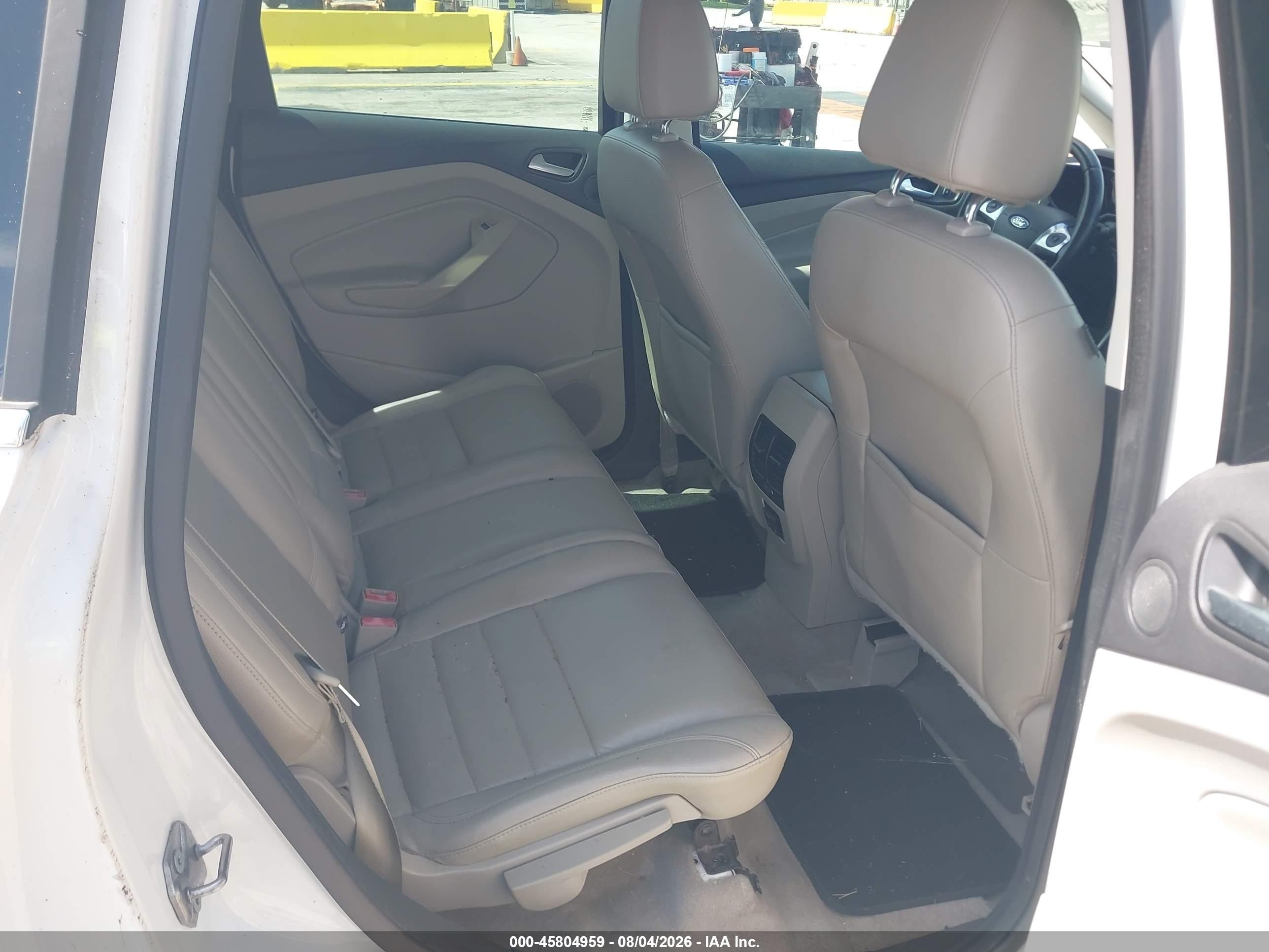 2013 Ford C-max Hybrid Sel White vin: 1FADP5BU7DL505263