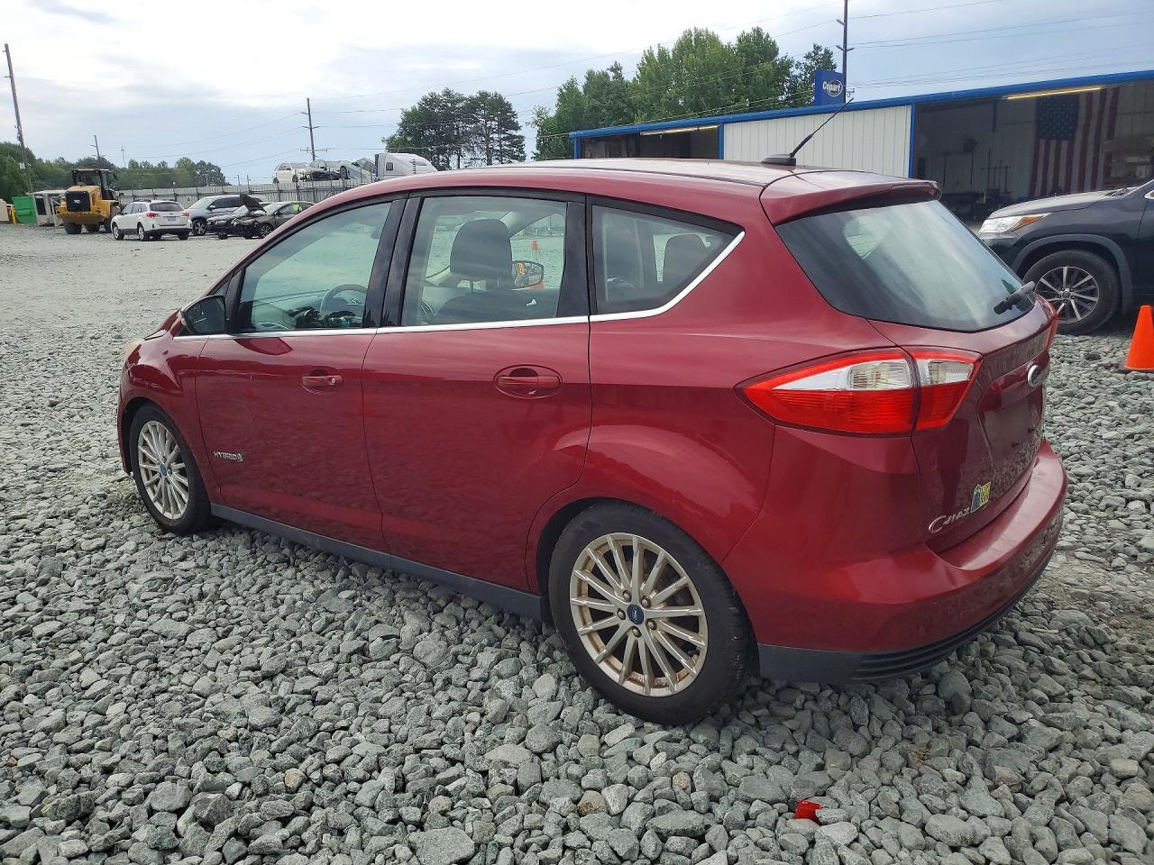 2013 Ford C-max Sel Red vin: 1FADP5BU7DL513895