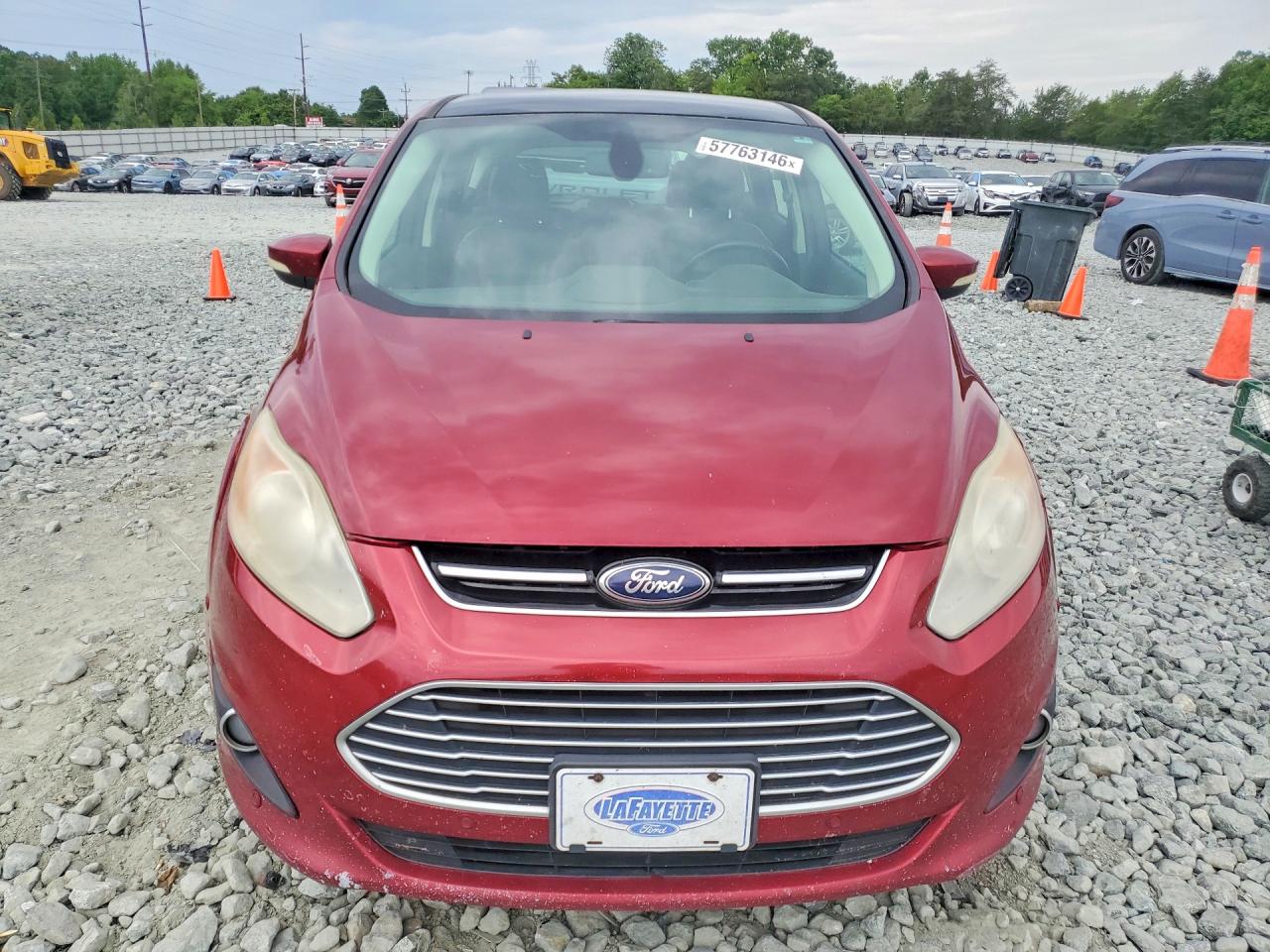 2013 Ford C-max Sel Red vin: 1FADP5BU7DL513895