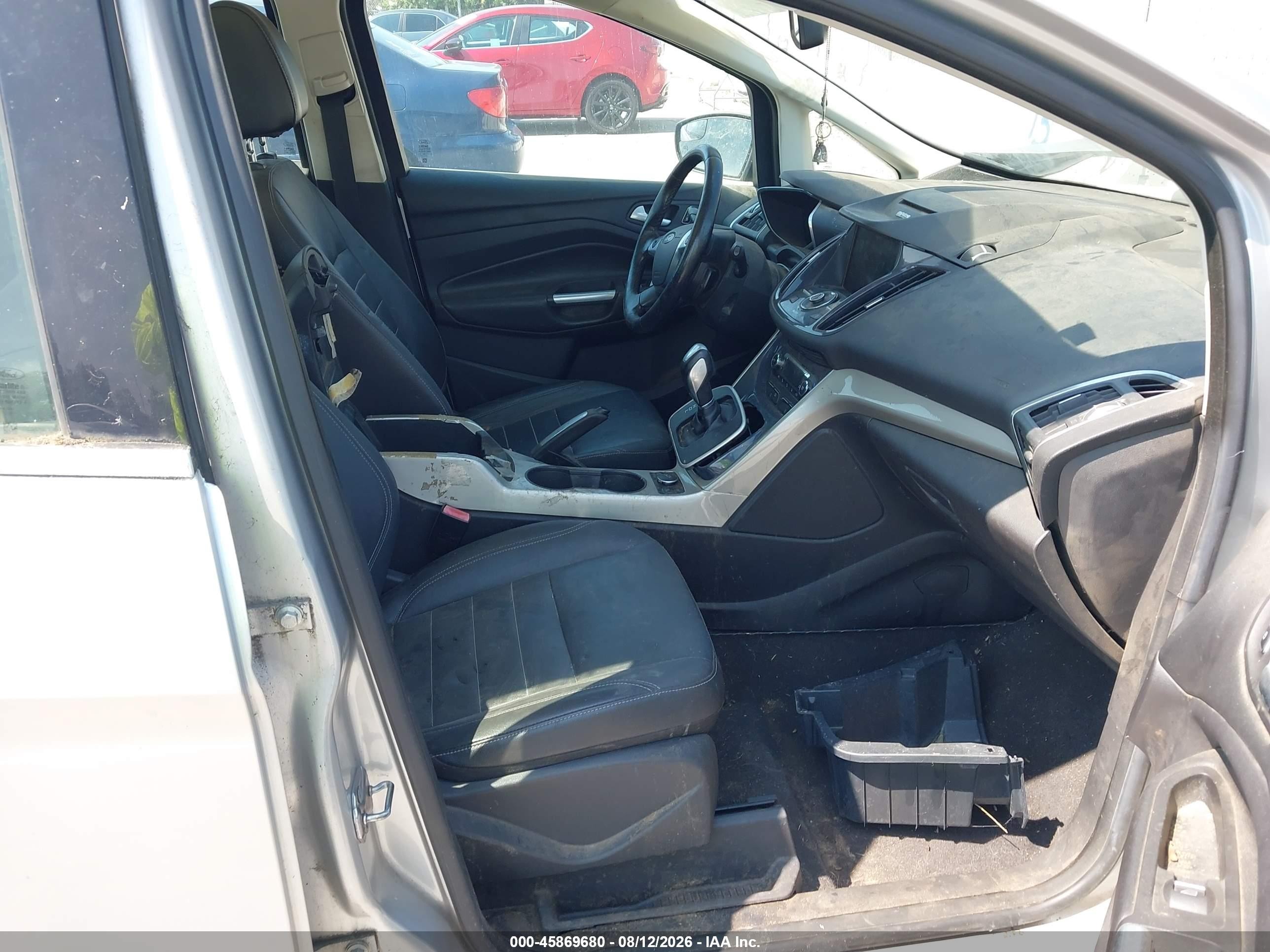 2013 Ford C-max Hybrid Sel Silver vin: 1FADP5BU7DL520071