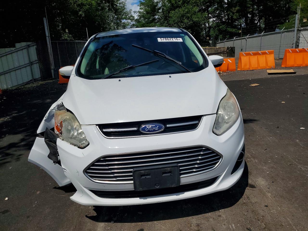 2013 Ford C-max Sel White vin: 1FADP5BU7DL524301