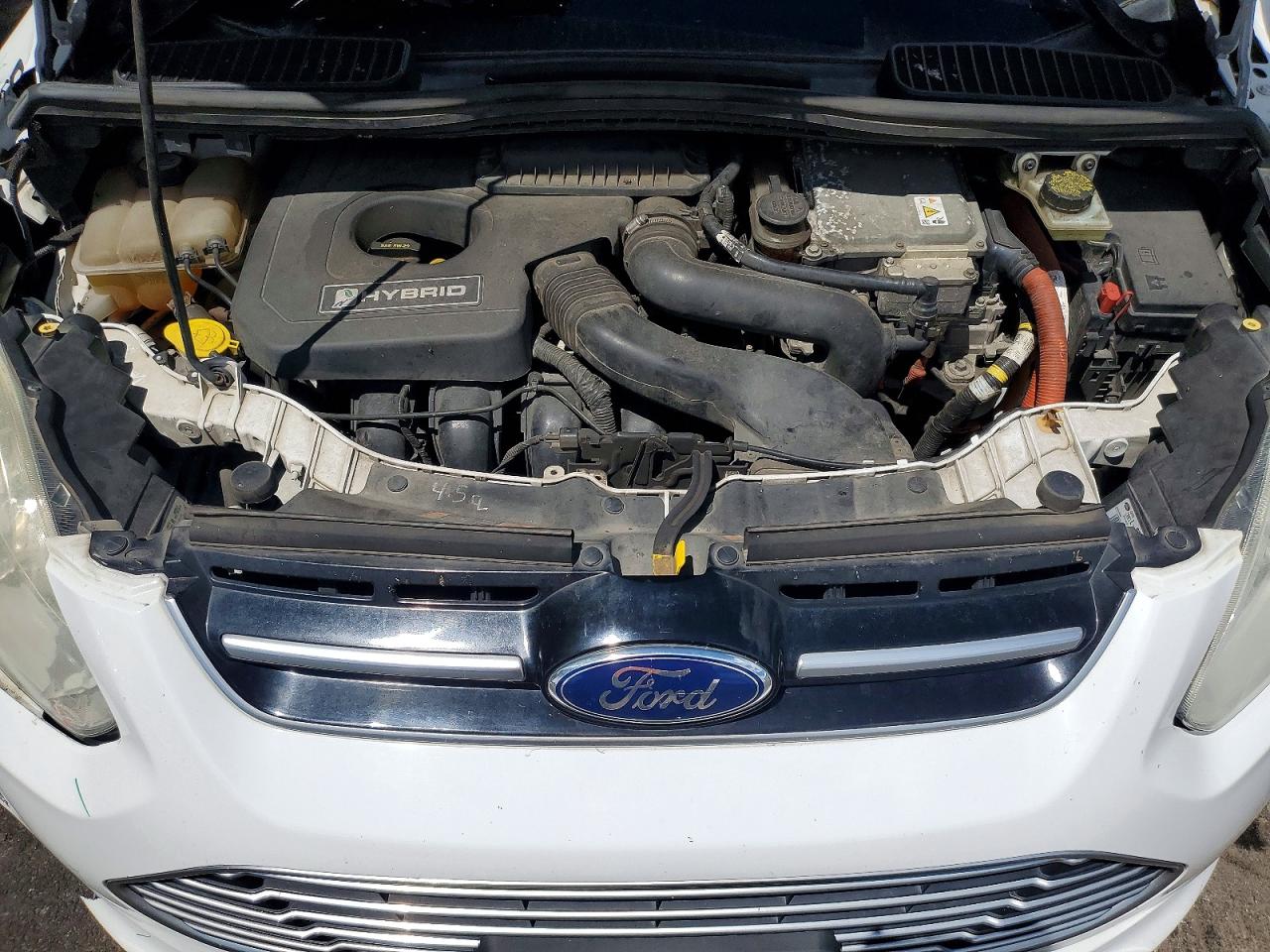 2013 Ford C-max Sel White vin: 1FADP5BU7DL524301
