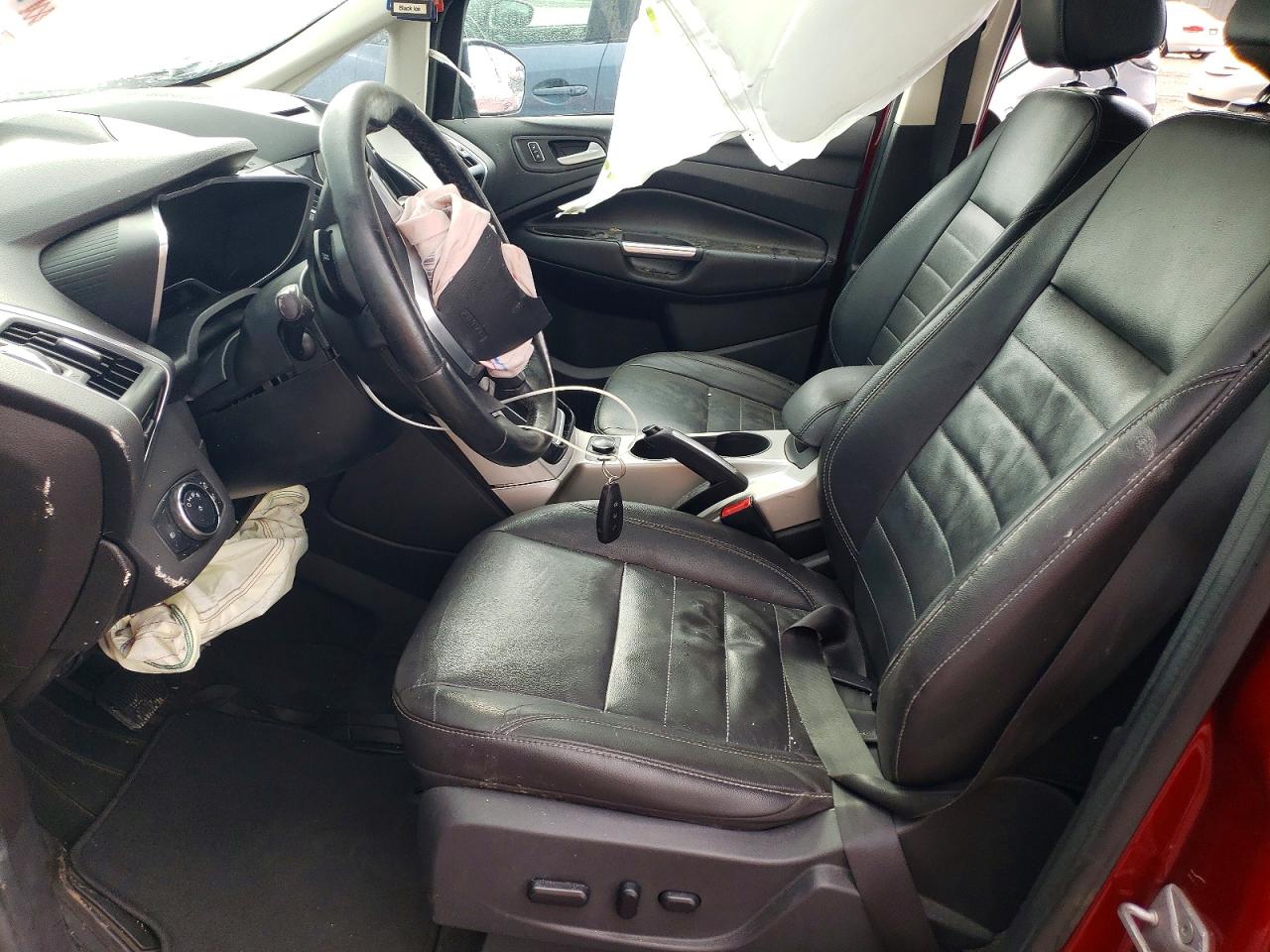 2013 Ford C-max Sel Red vin: 1FADP5BU7DL546475